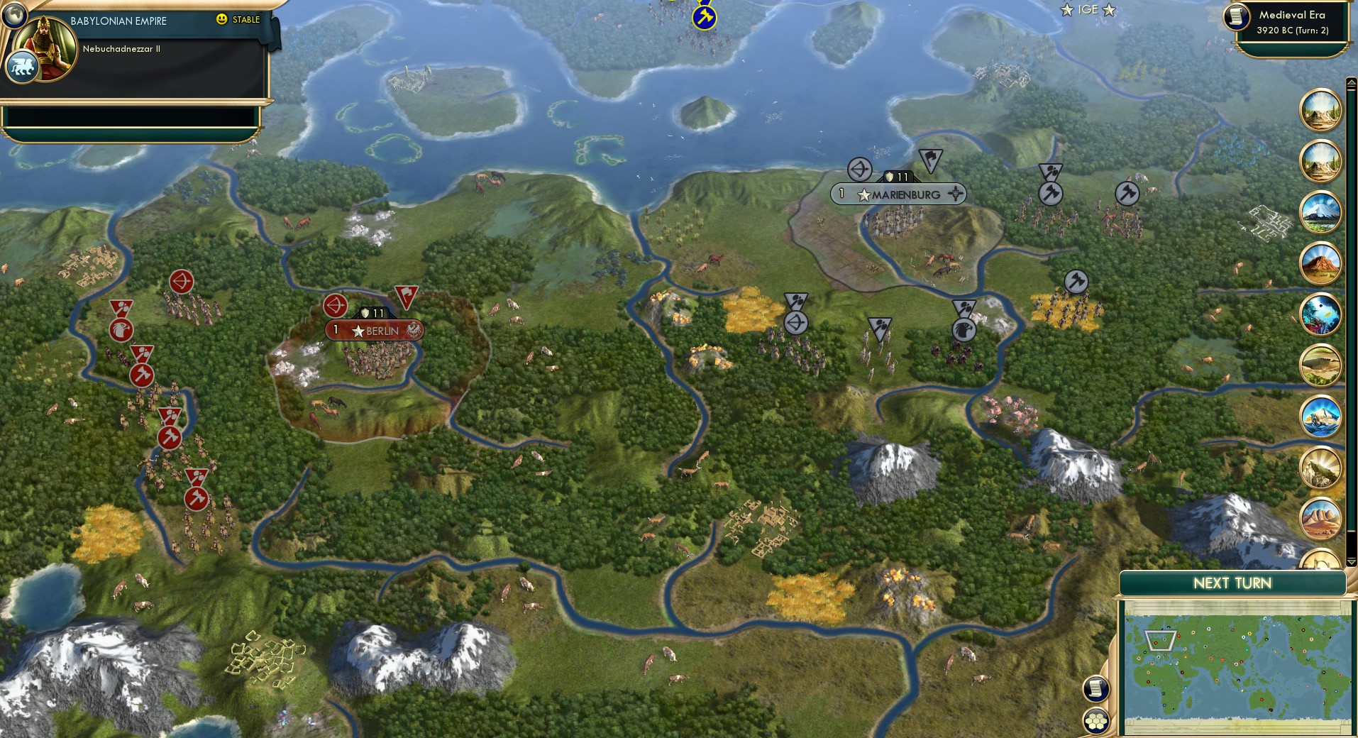 CBR In-Game Screenshot of Teutonic Twins