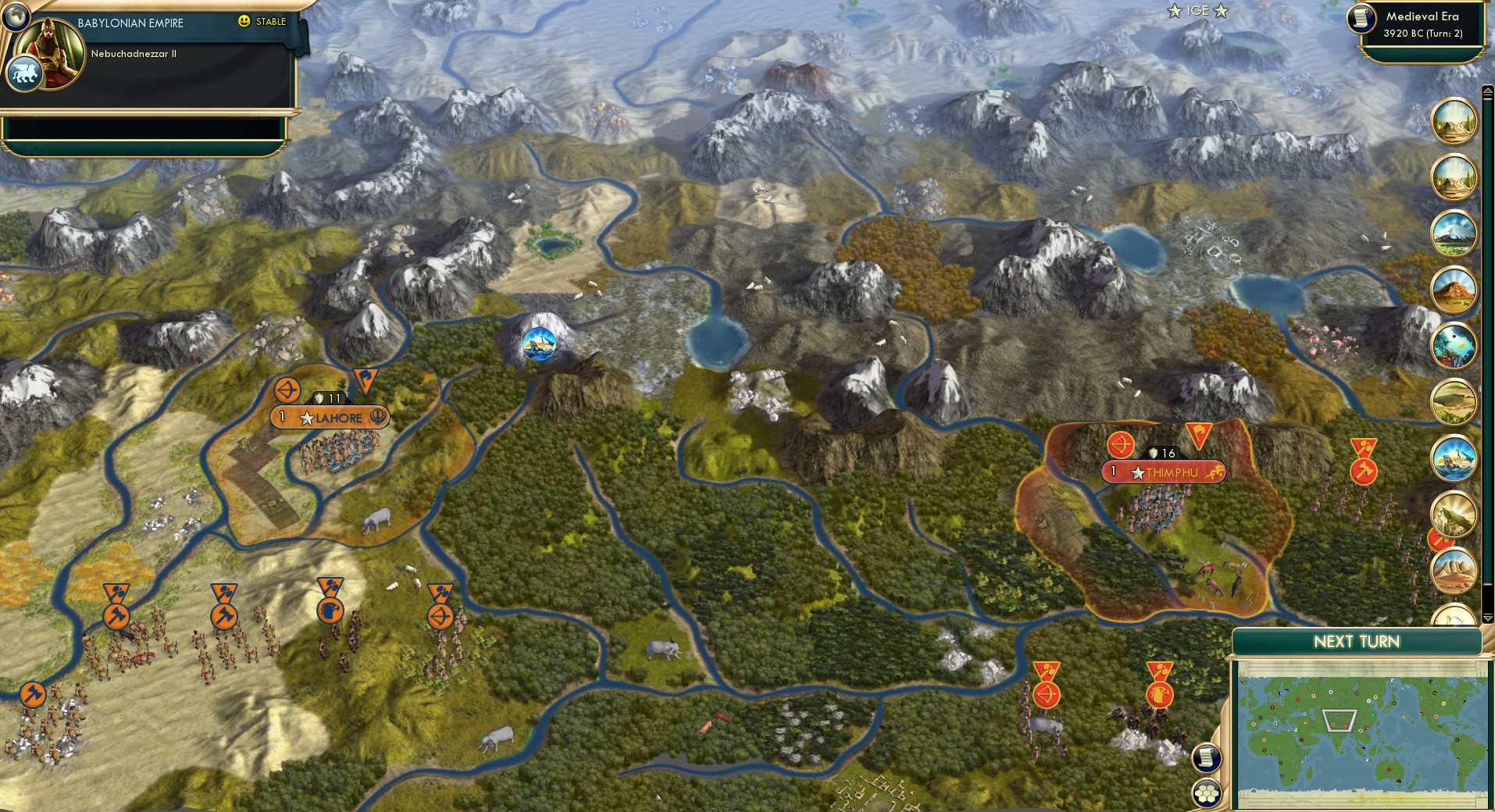 CBR In-Game Screenshot of Holy Men of the Himalayas