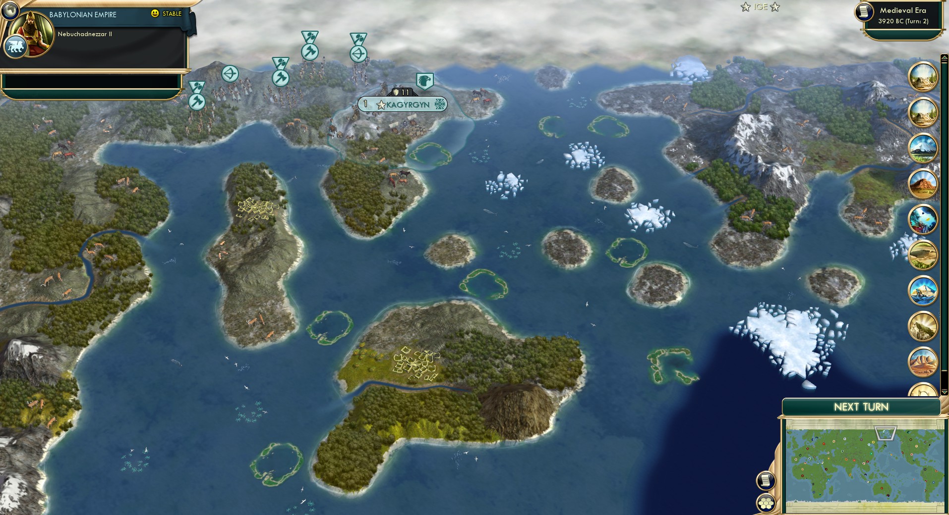 CBR In-Game Screenshot of Terror of the Tundra