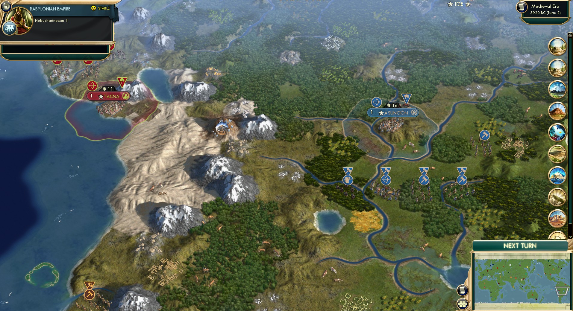 CBR In-Game Screenshot of South American Horror Story