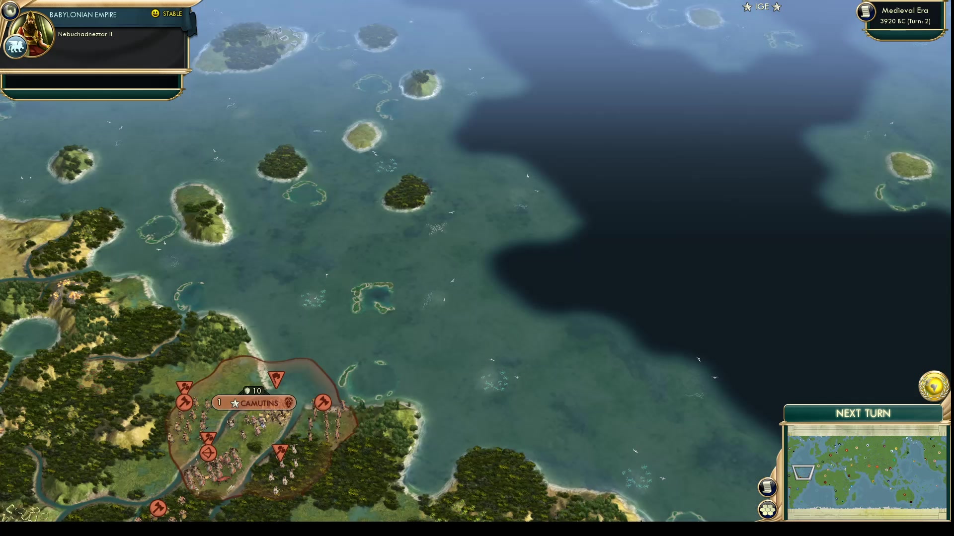 CBR In-Game Screenshot of Strength of the Amazons