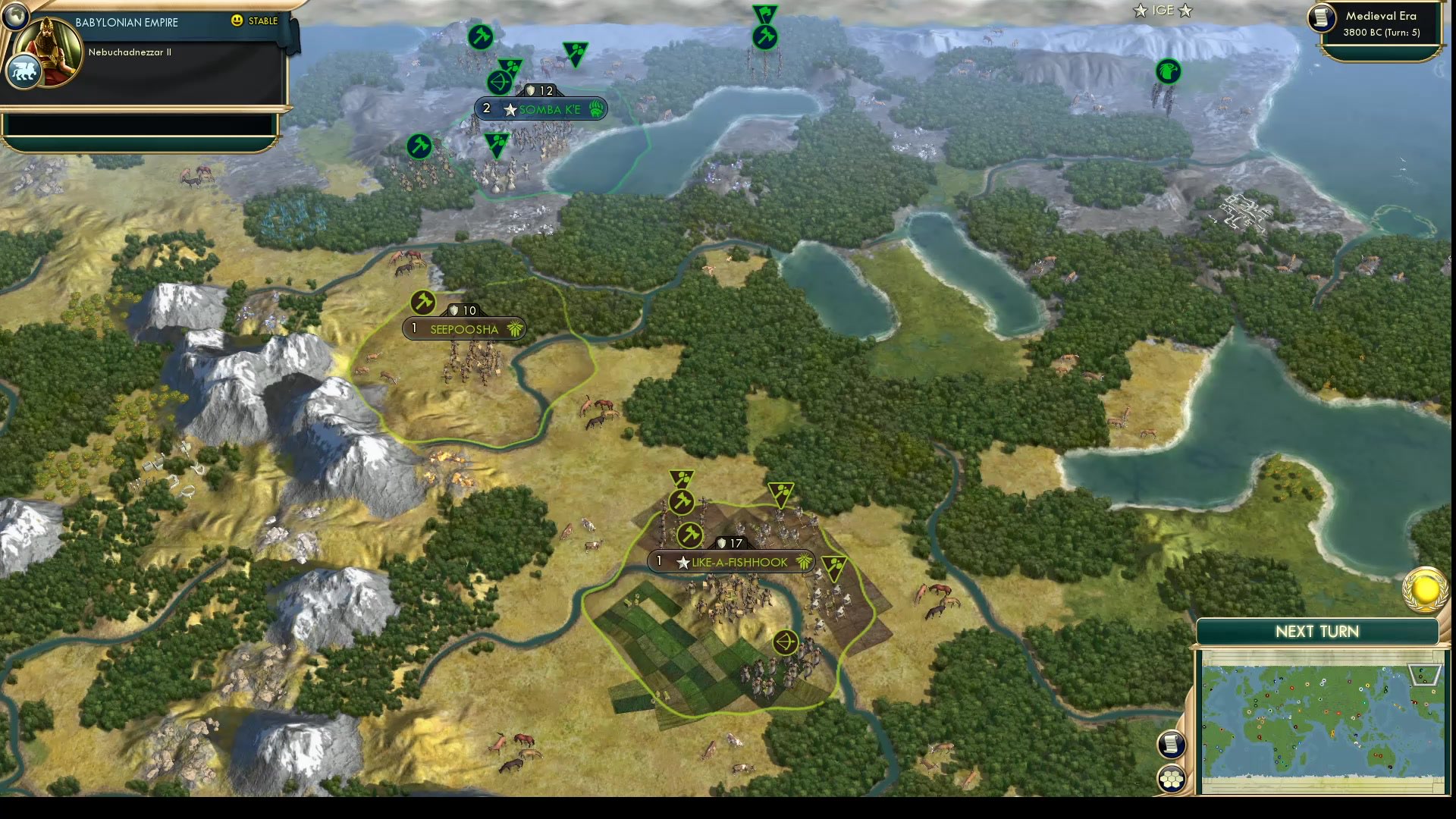 CBR In-Game Screenshot of Big Stick Policy