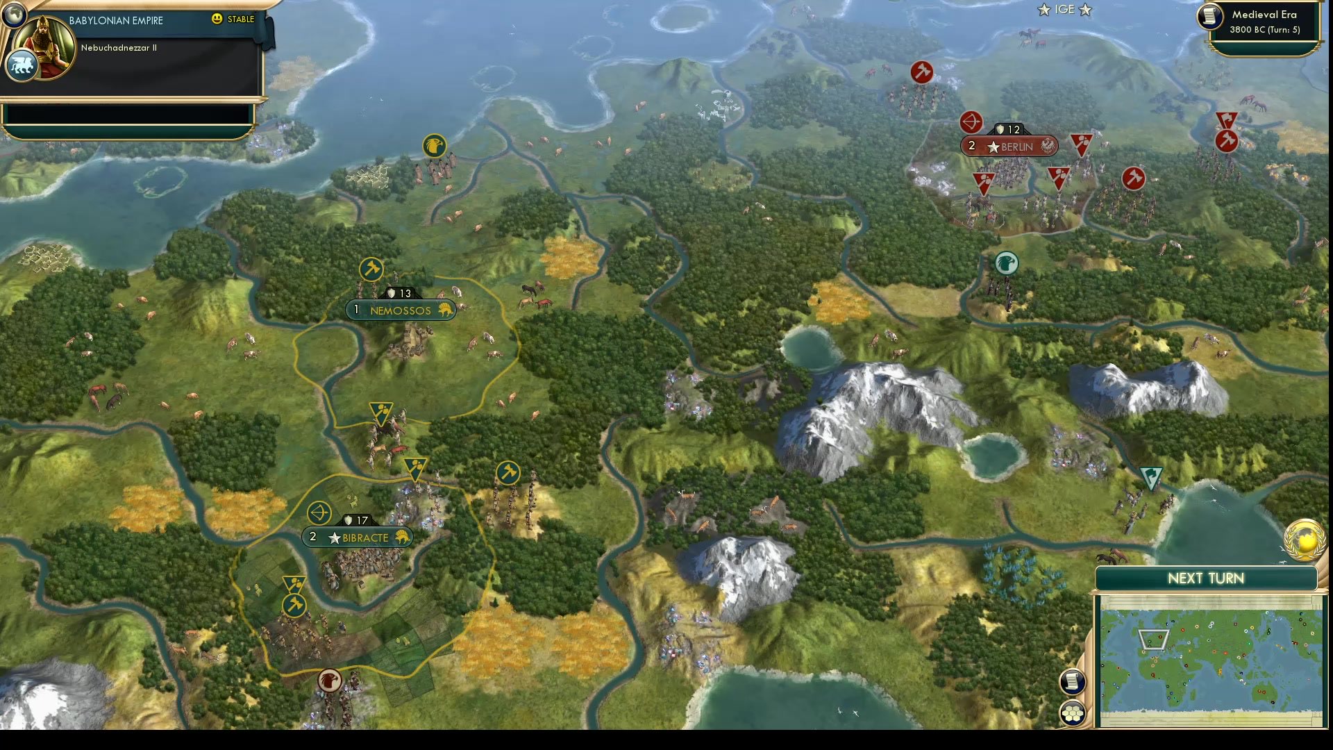 CBR In-Game Screenshot of Strongest West Europe Ever?