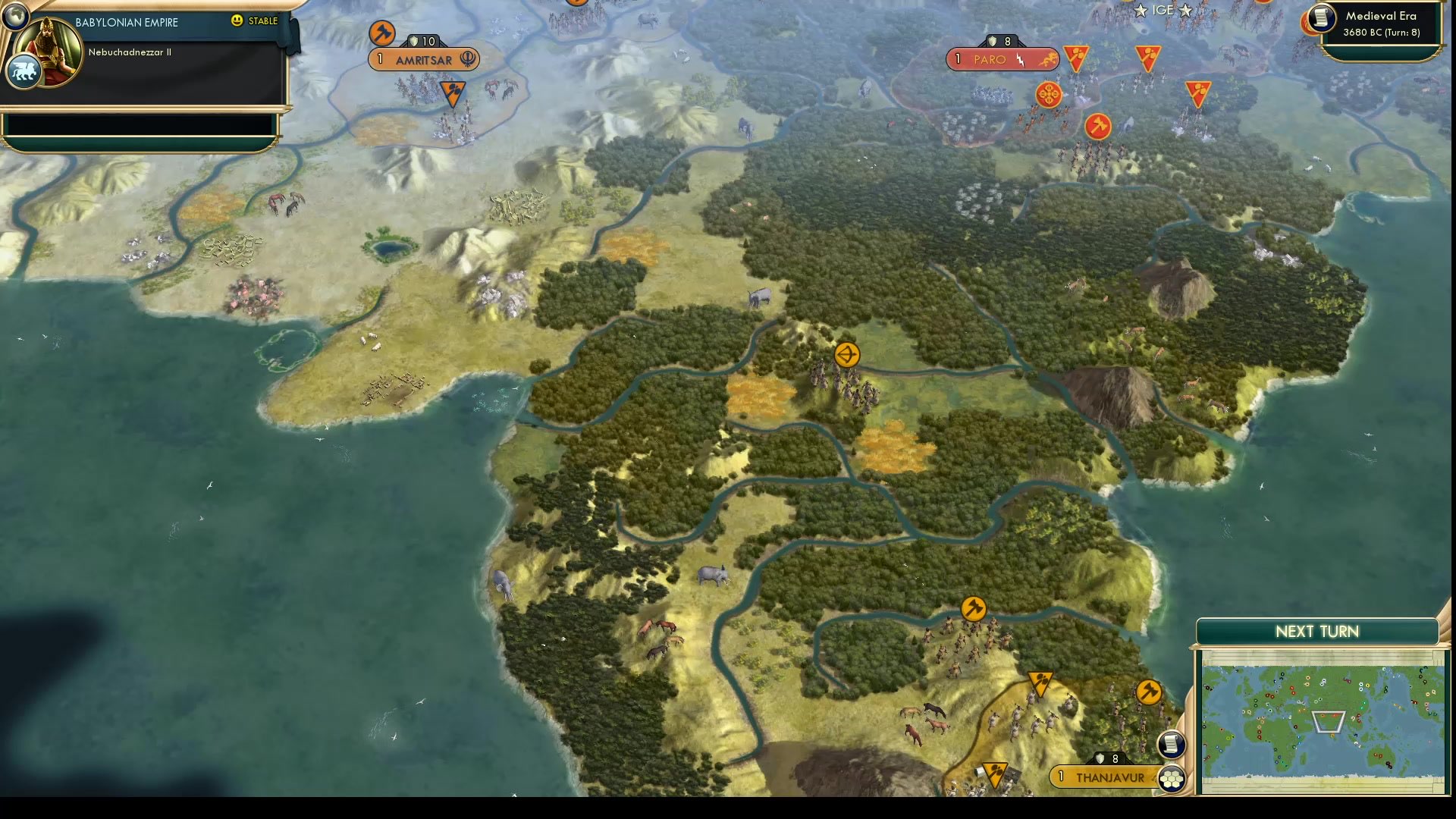 CBR In-Game Screenshot of Race for India