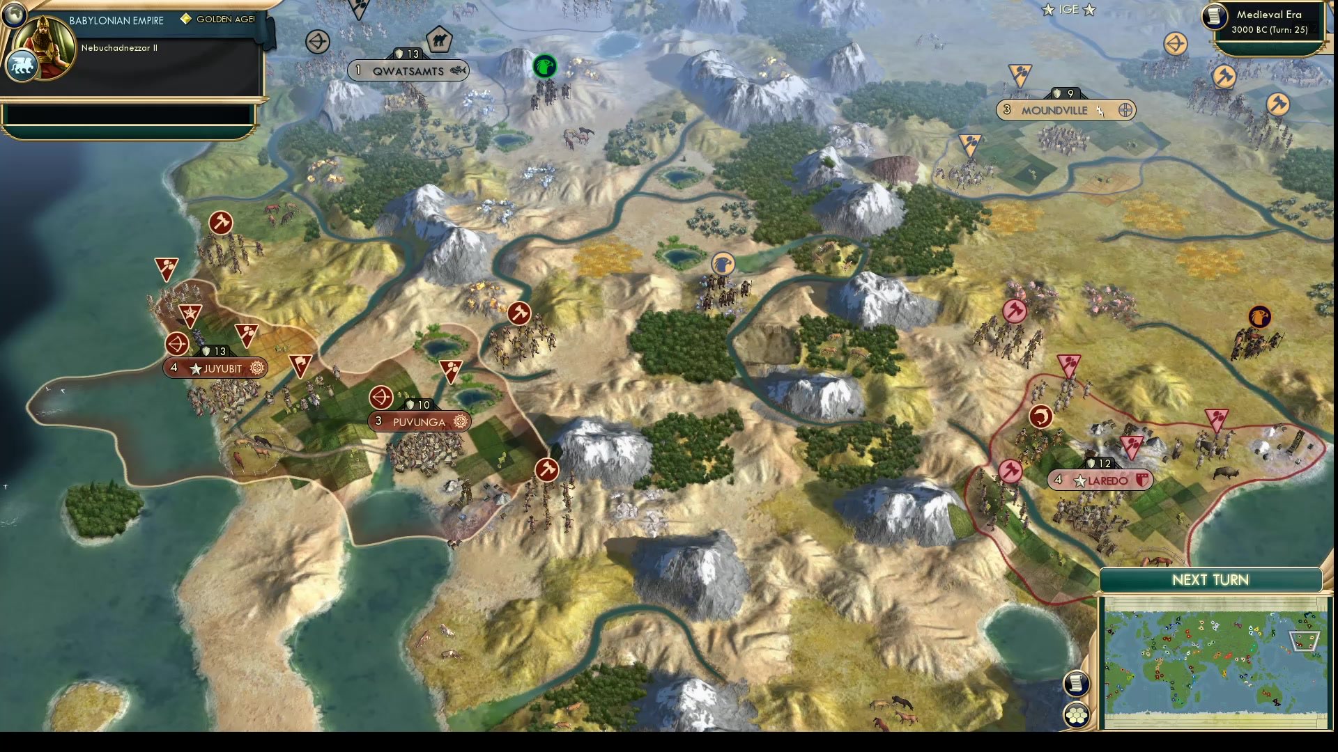 CBR In-Game Screenshot of Four Corners