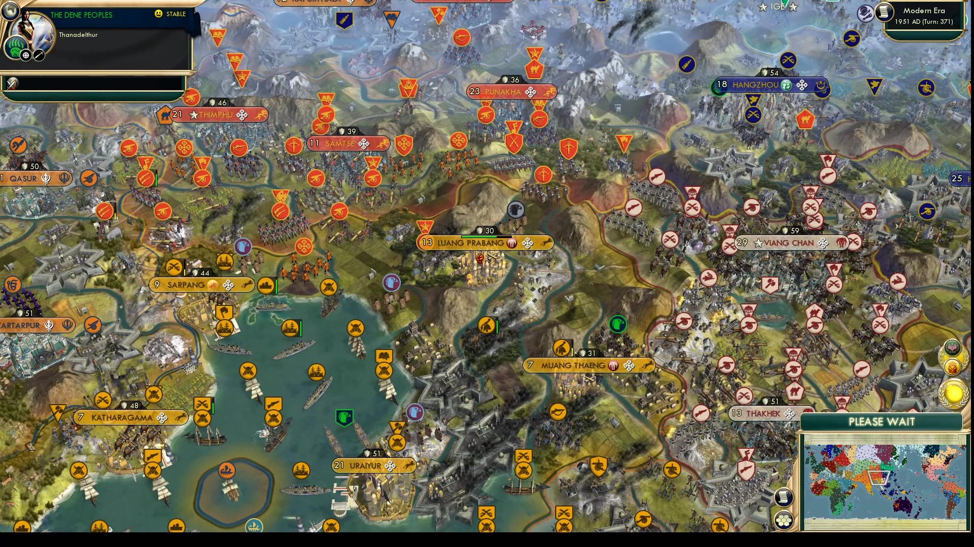 CBR In-Game Screenshot of A mountain kingdom/Himalayan fortresses/Hard to conquer these