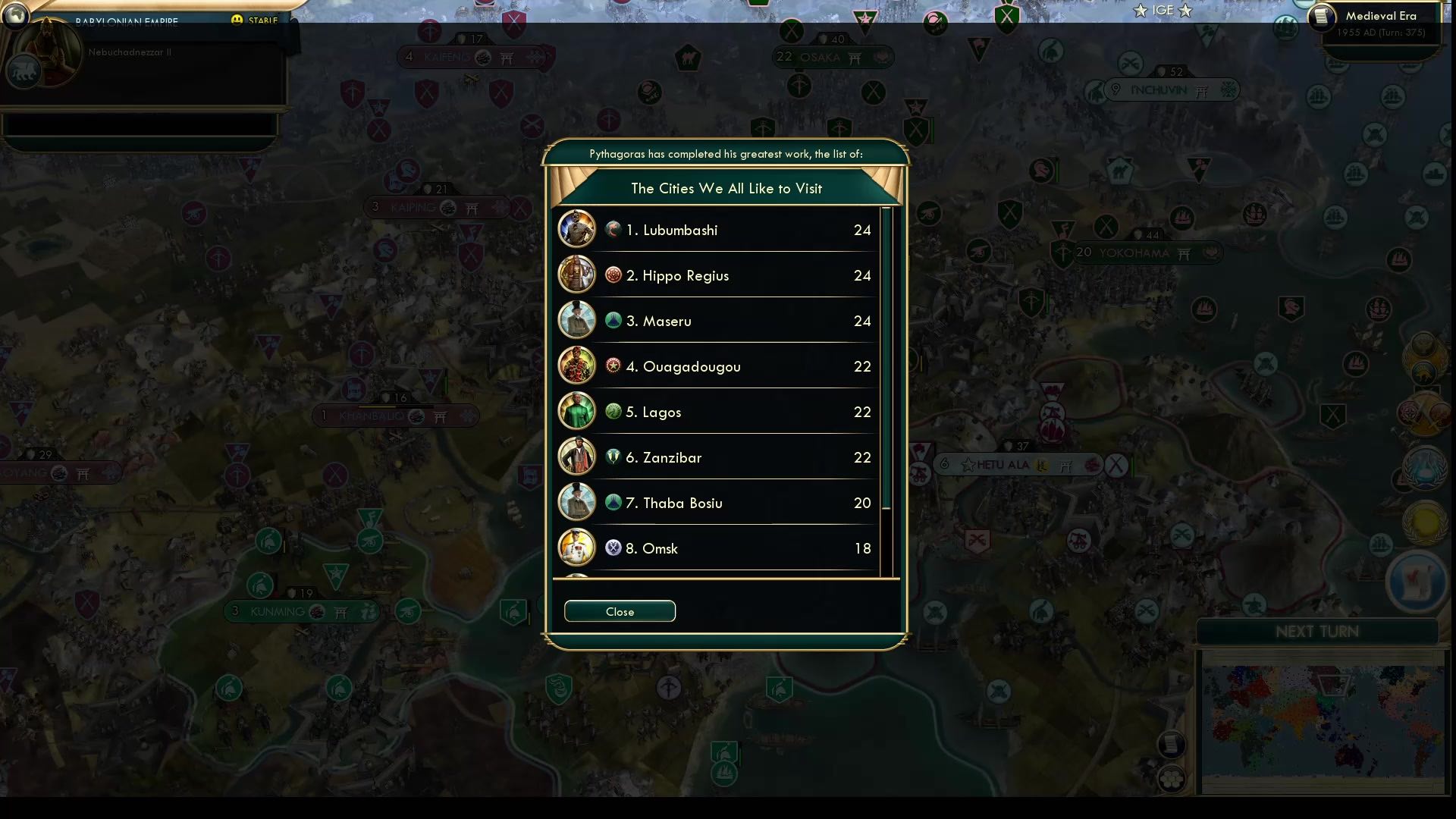 CBR In-Game Screenshot of Pythagoras’ Greatest Work is a listicle