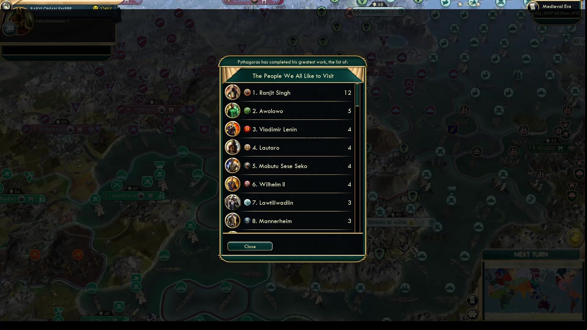 CBR In-Game Screenshot of 123