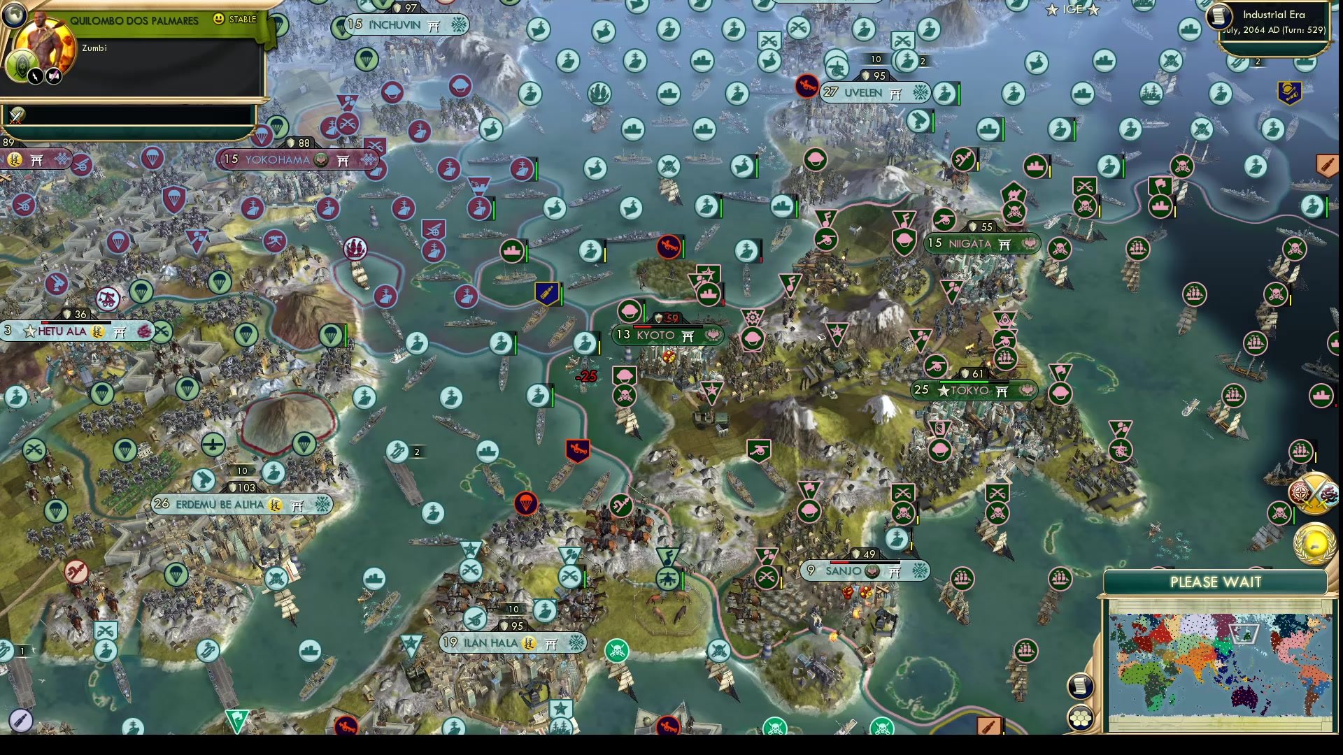 CBR In-Game Screenshot of Leaves from the vine...