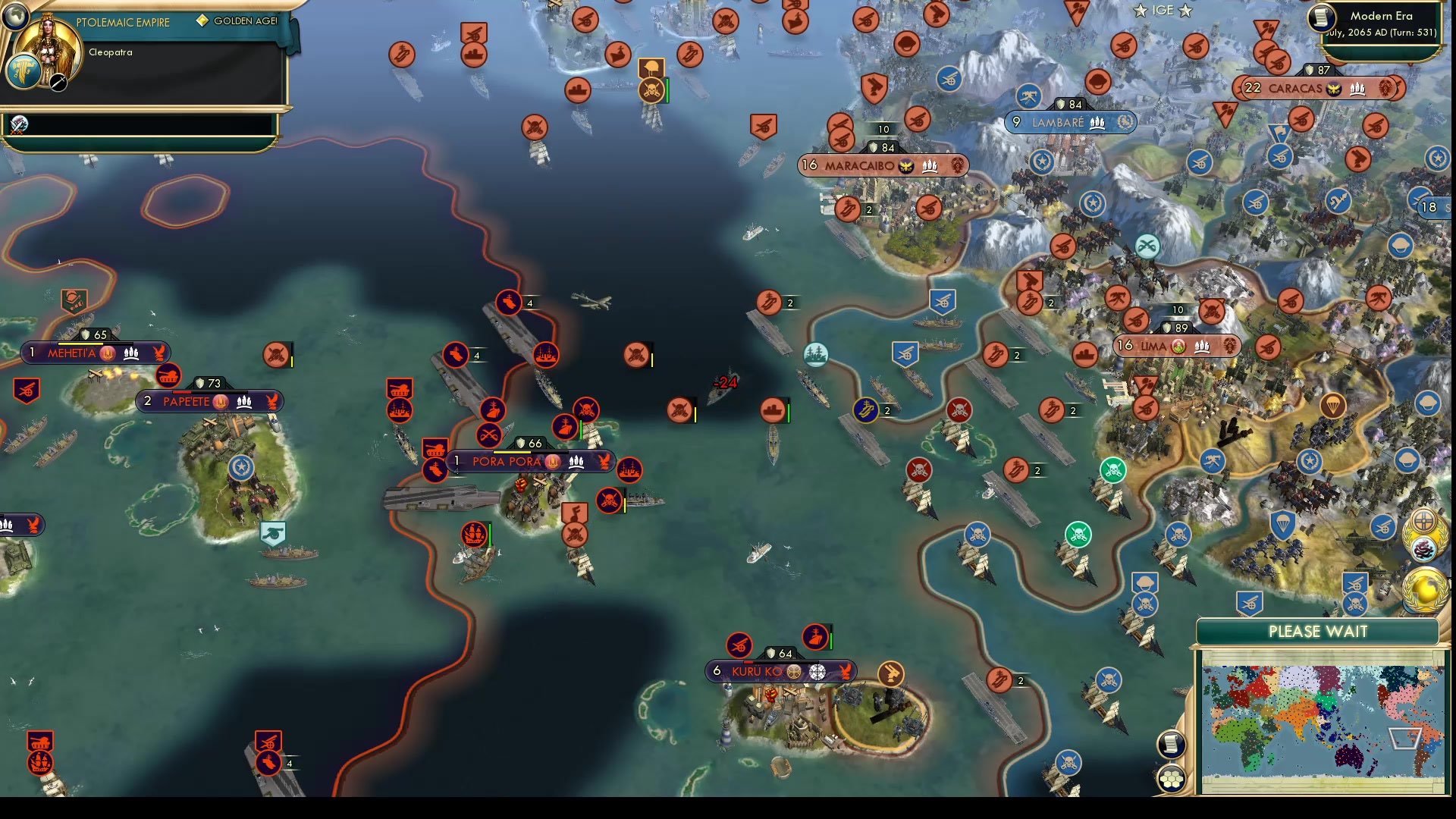 CBR In-Game Screenshot of Pouring onto Pora Pora