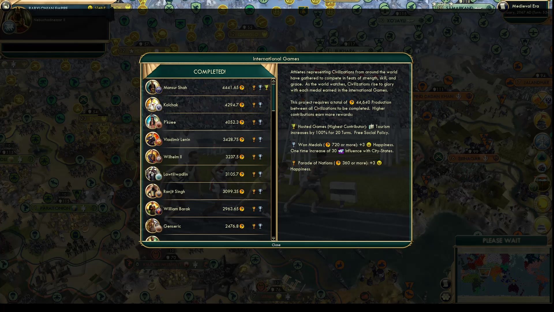 CBR In-Game Screenshot of And now: Sports!