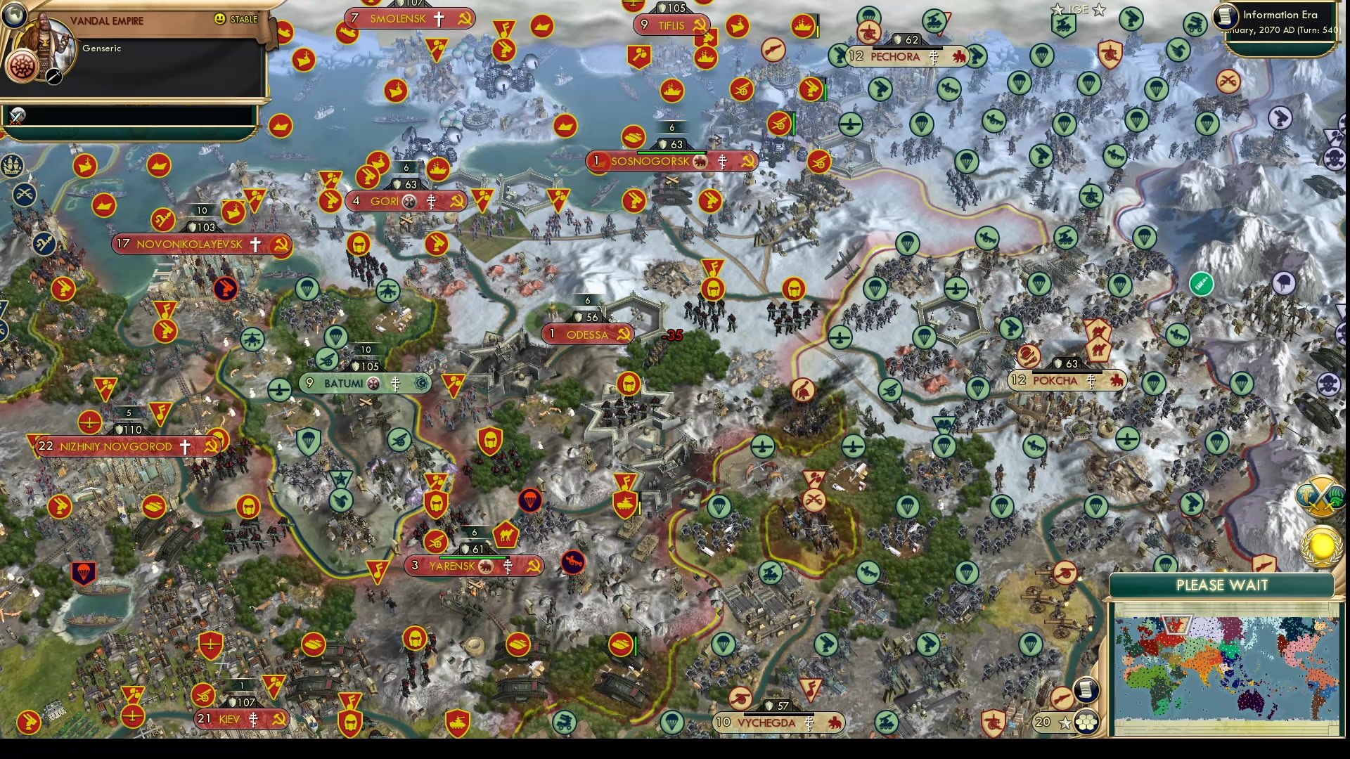 CBR In-Game Screenshot of Bear-ly moving