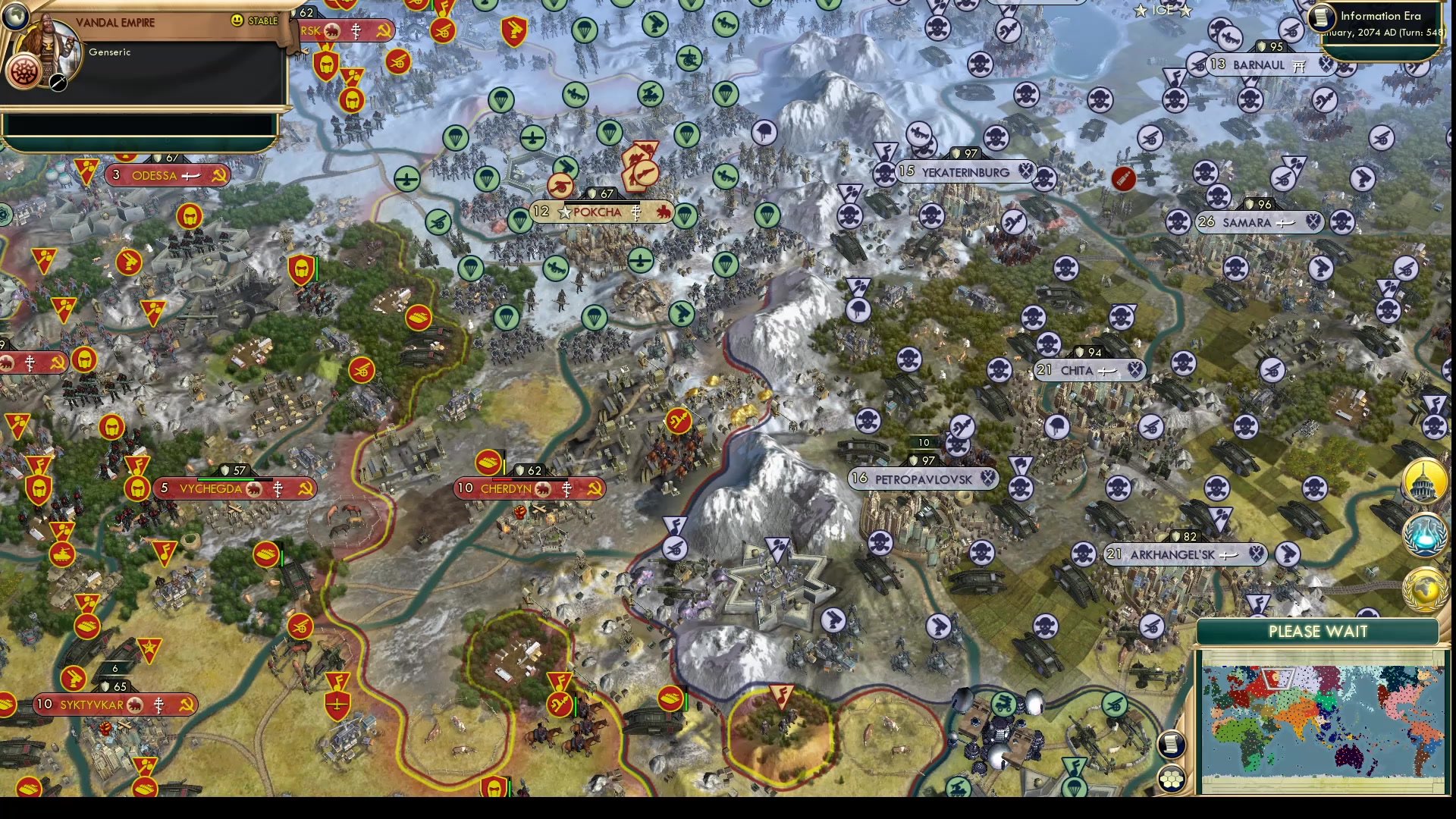 CBR In-Game Screenshot of Divide and Rule, a sound motto