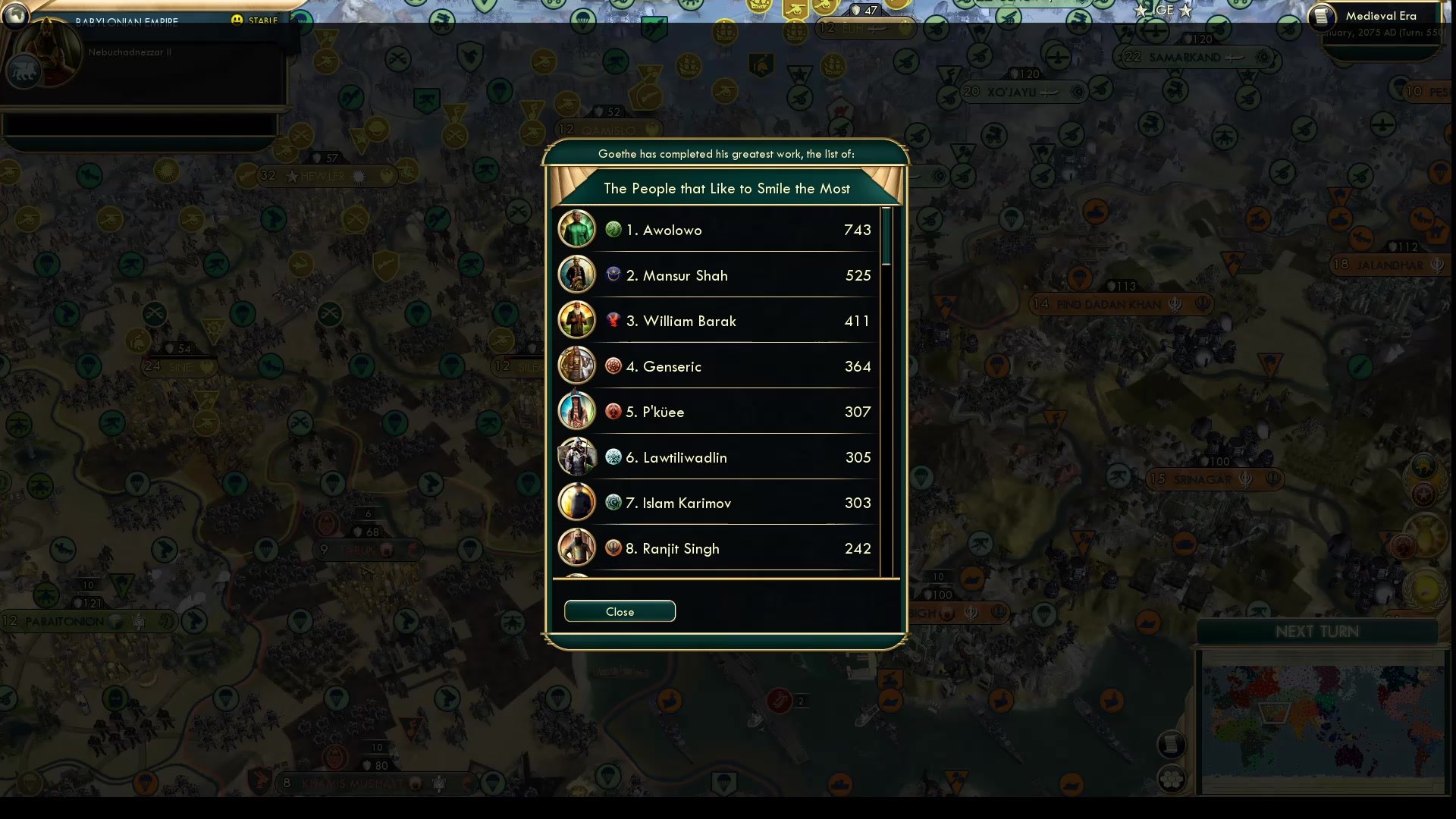 CBR In-Game Screenshot of Good Vibes