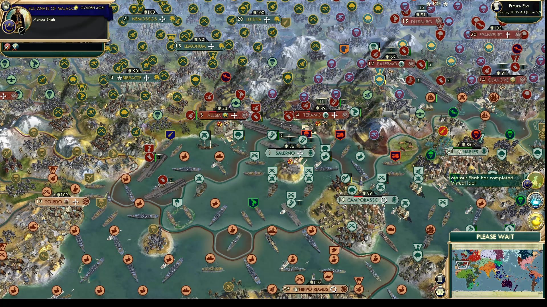 CBR In-Game Screenshot of Med Blues