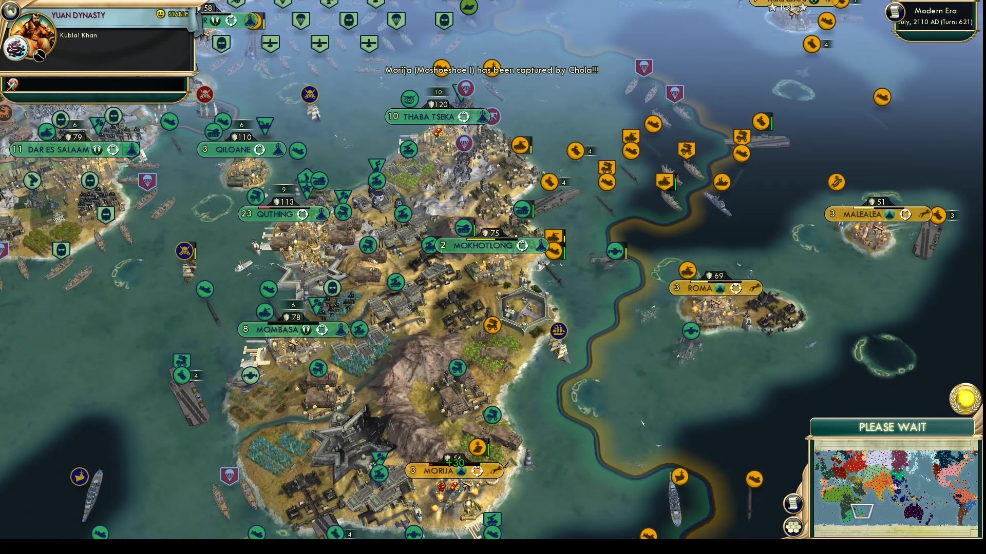 CBR In-Game Screenshot of Madagascar Front