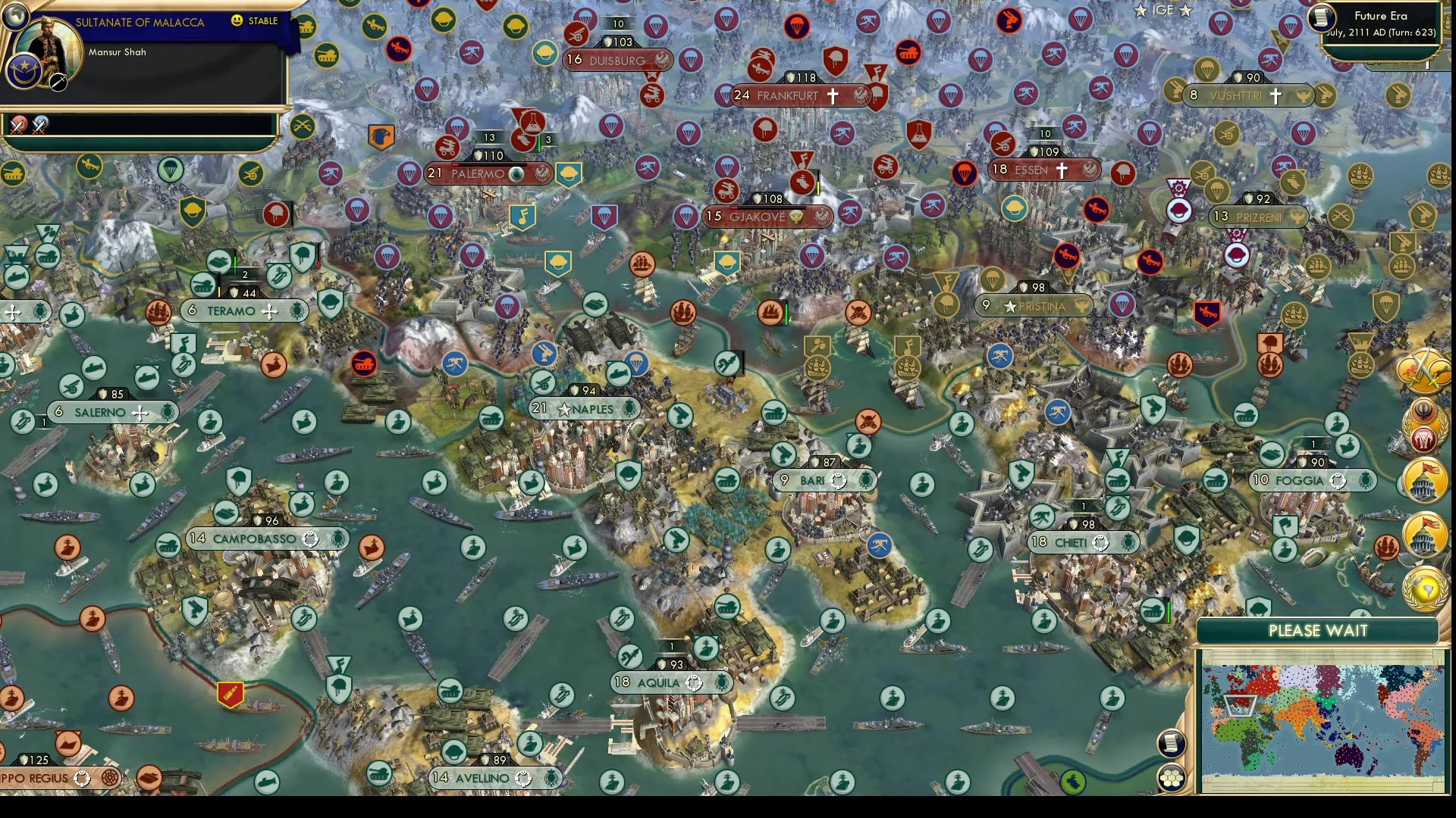 CBR In-Game Screenshot of Italy