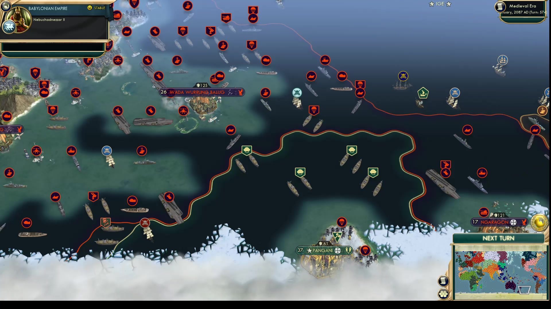 CBR In-Game Screenshot of Antarctic Waves