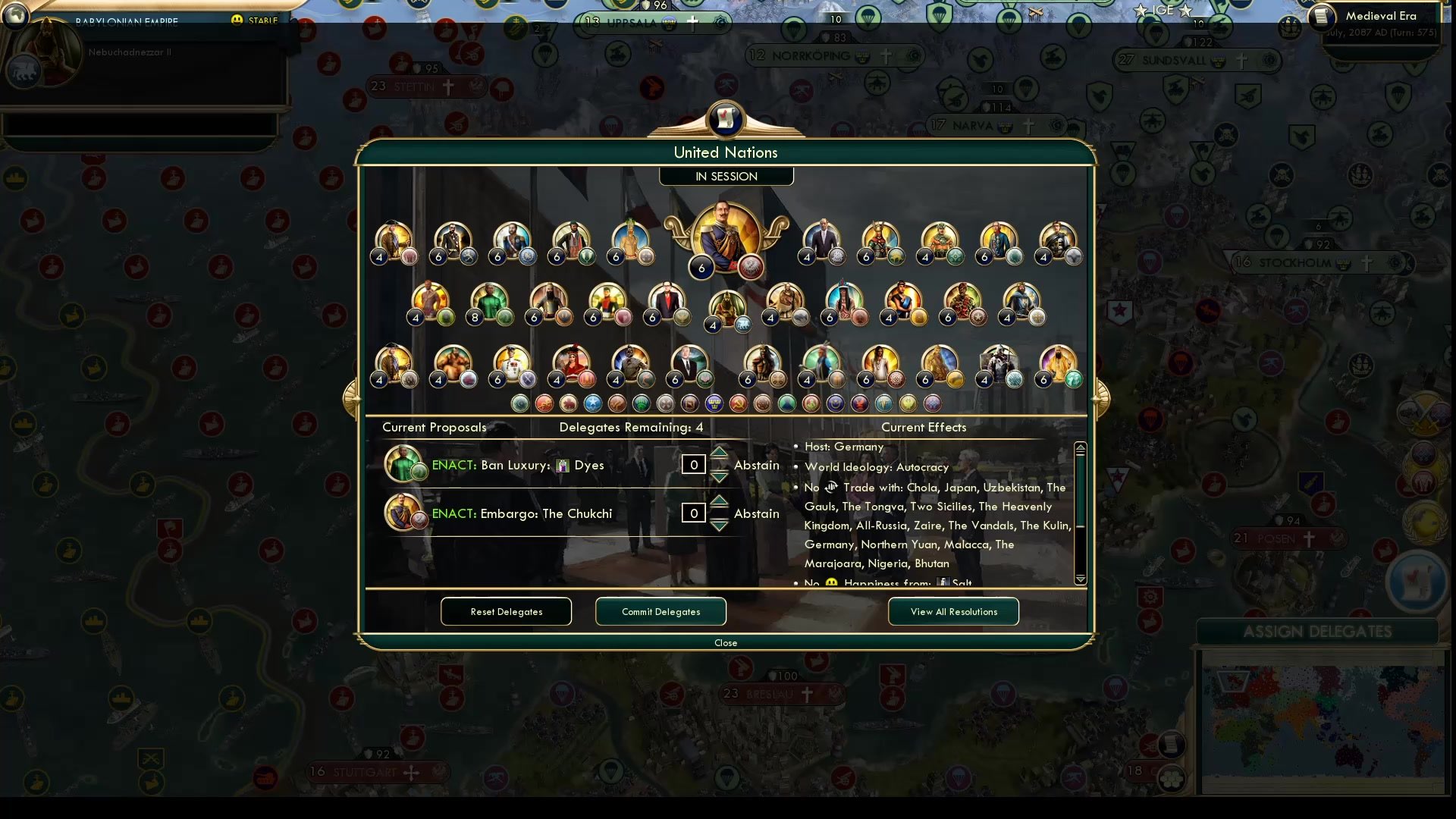 CBR In-Game Screenshot of UN