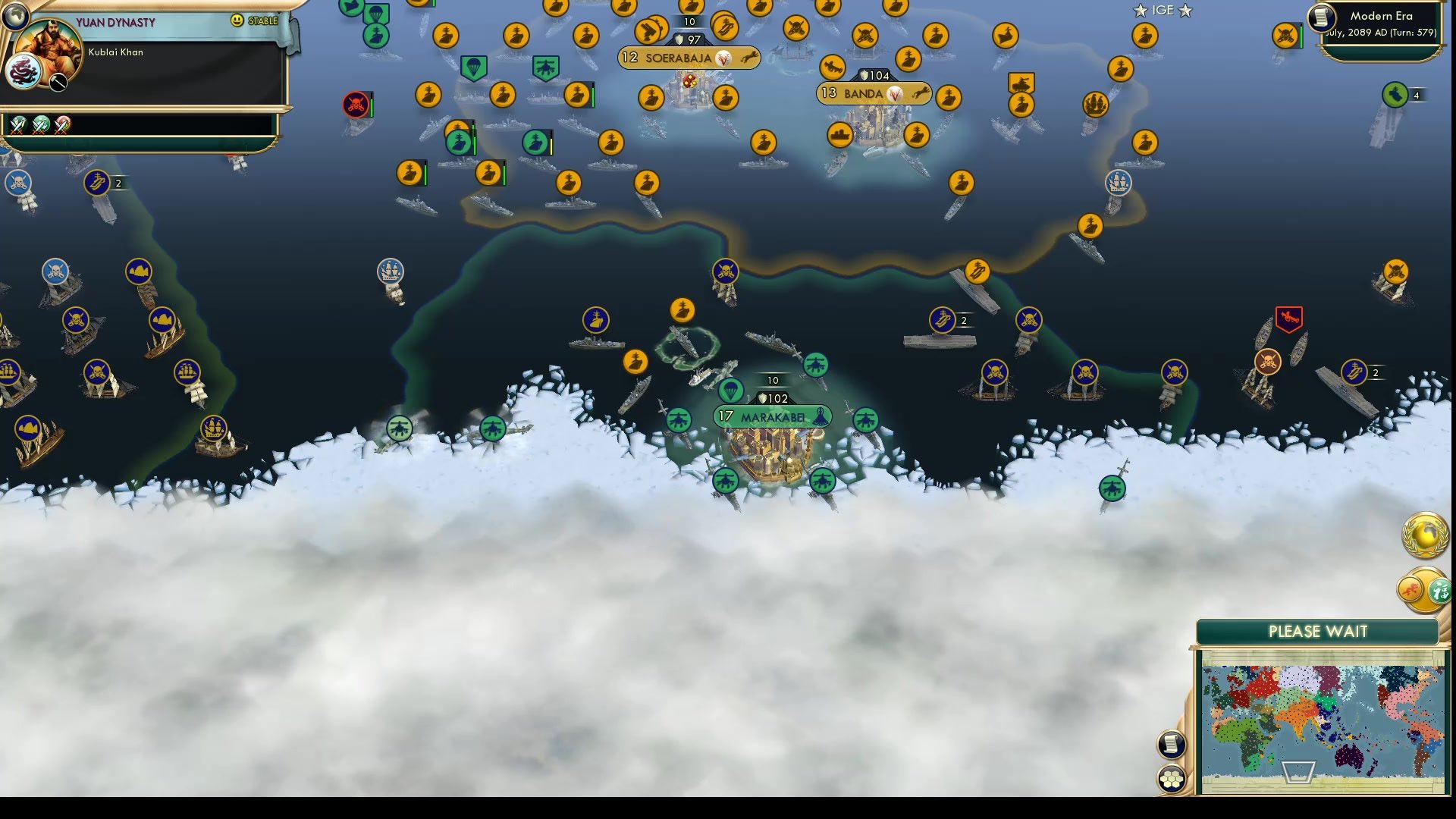 CBR In-Game Screenshot of The Antarctic Front