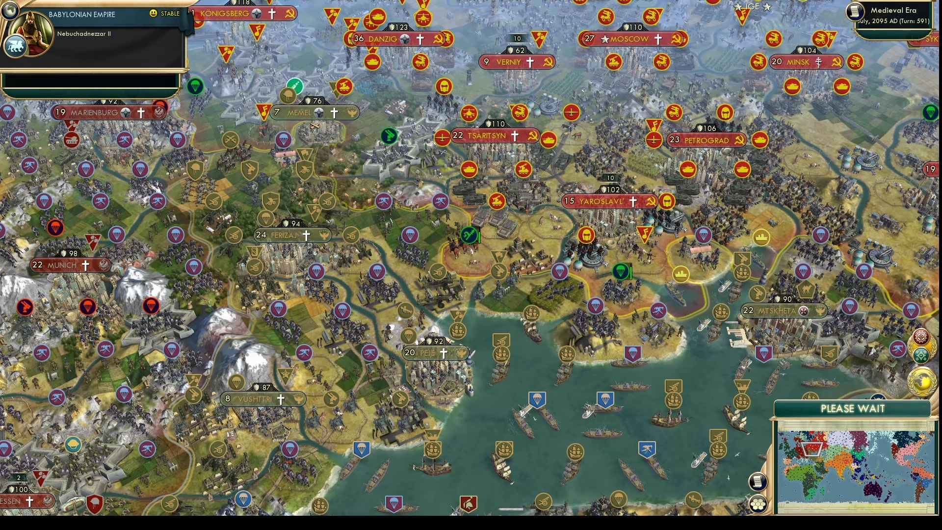 CBR In-Game Screenshot of Skirmishes in Ukraine
