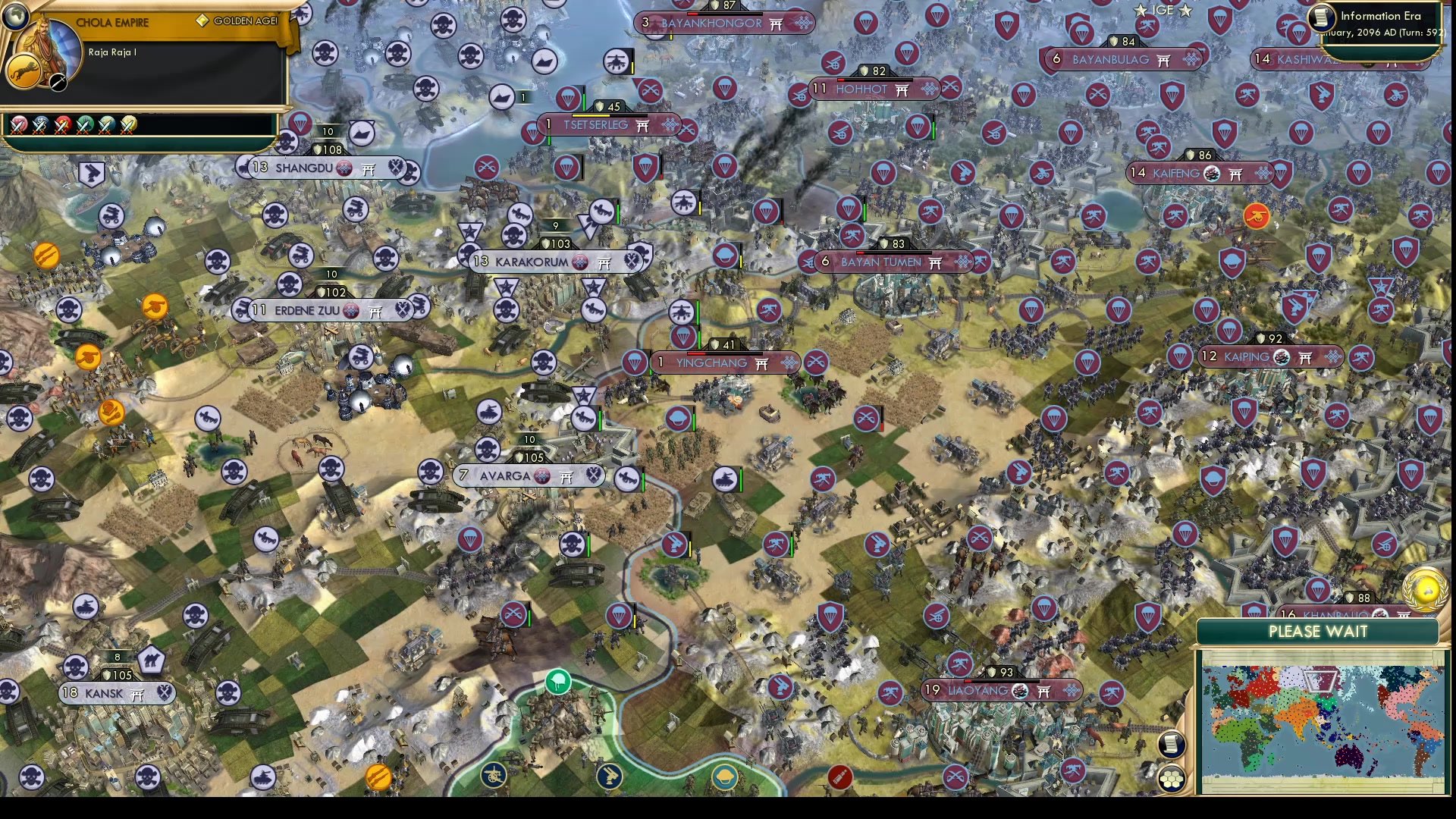 CBR In-Game Screenshot of The Main Front