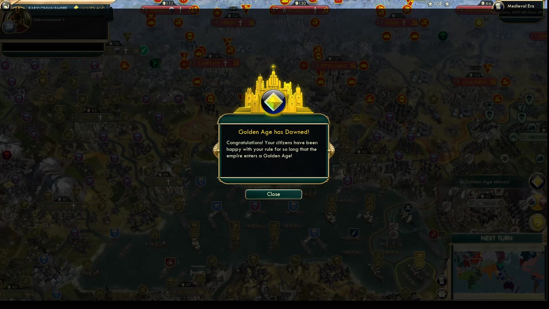 CBR In-Game Screenshot of GOLDEN AGE HYPE