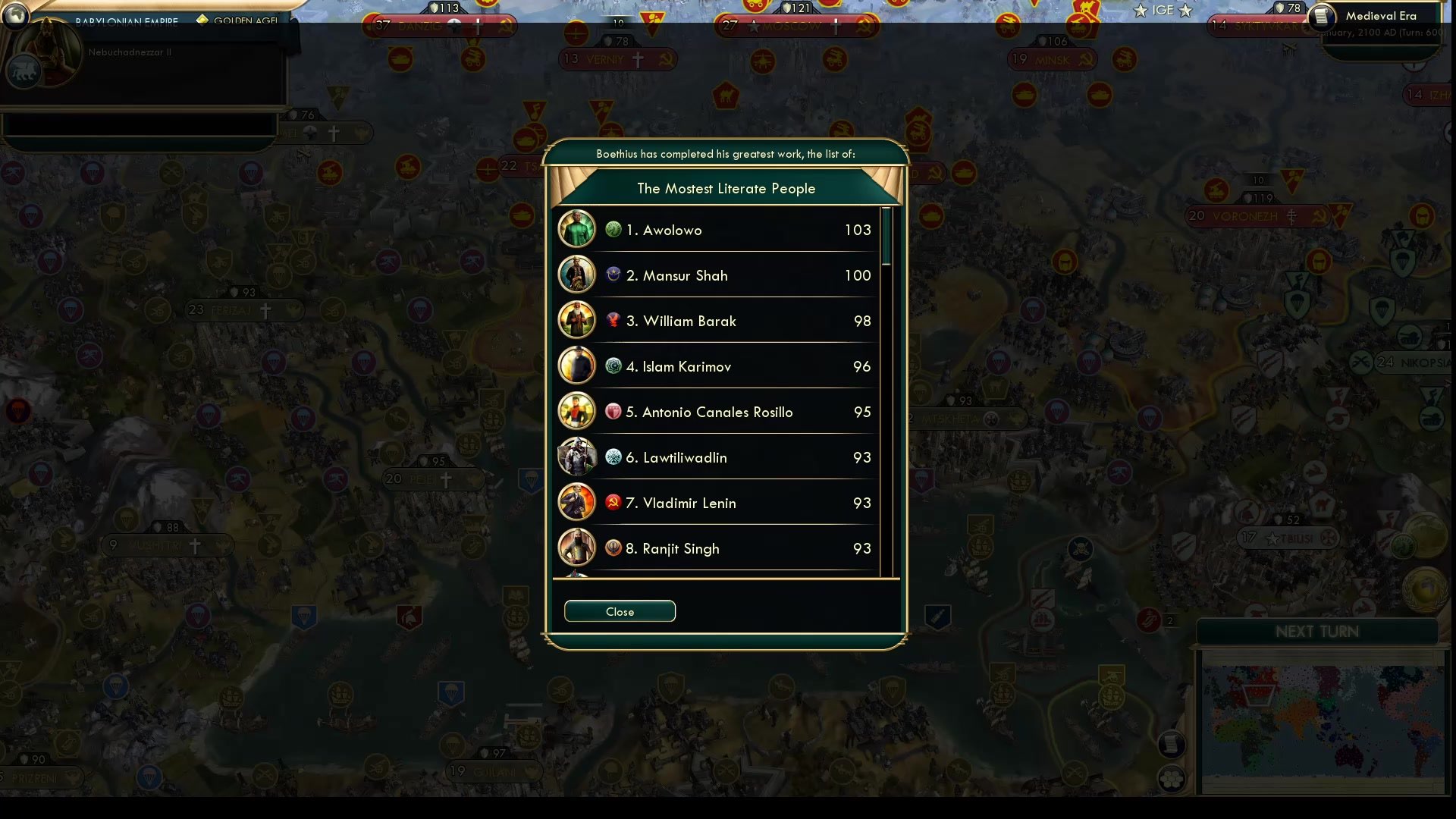 CBR In-Game Screenshot of Yeah, This is Big Brain Time