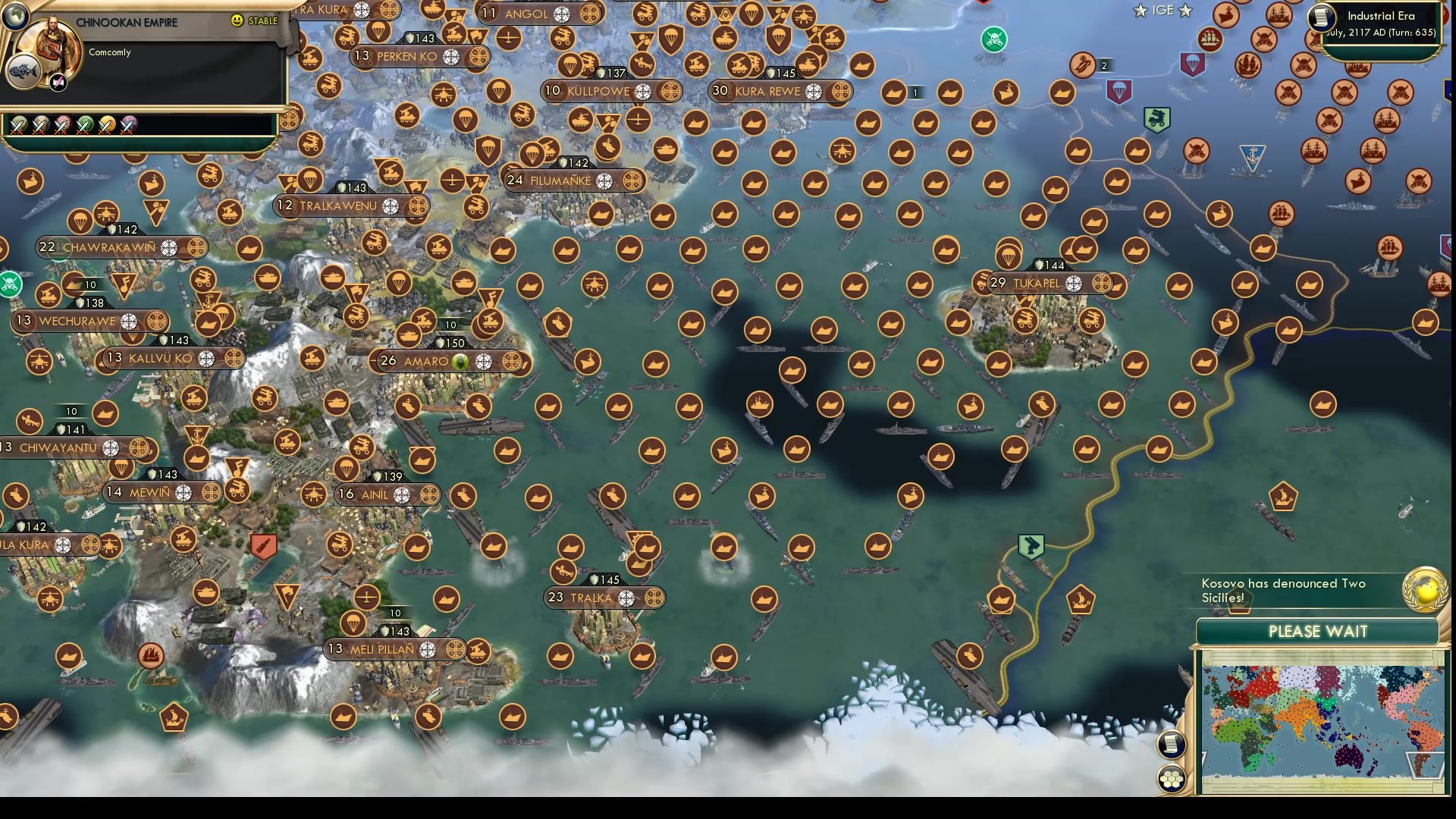 CBR In-Game Screenshot of Mapuche Minute