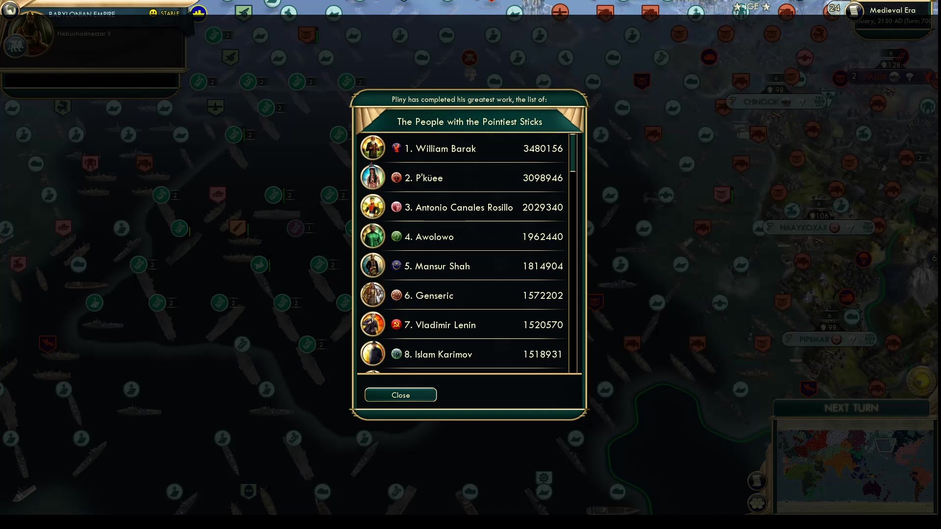 CBR In-Game Screenshot of Pliny’s Pointy Sticks