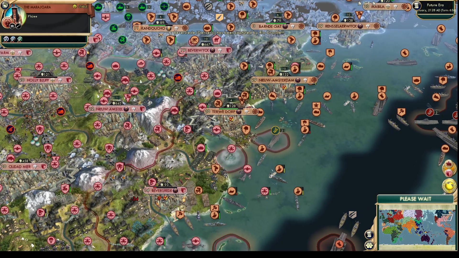 CBR In-Game Screenshot of Meanwhile, back on the coast