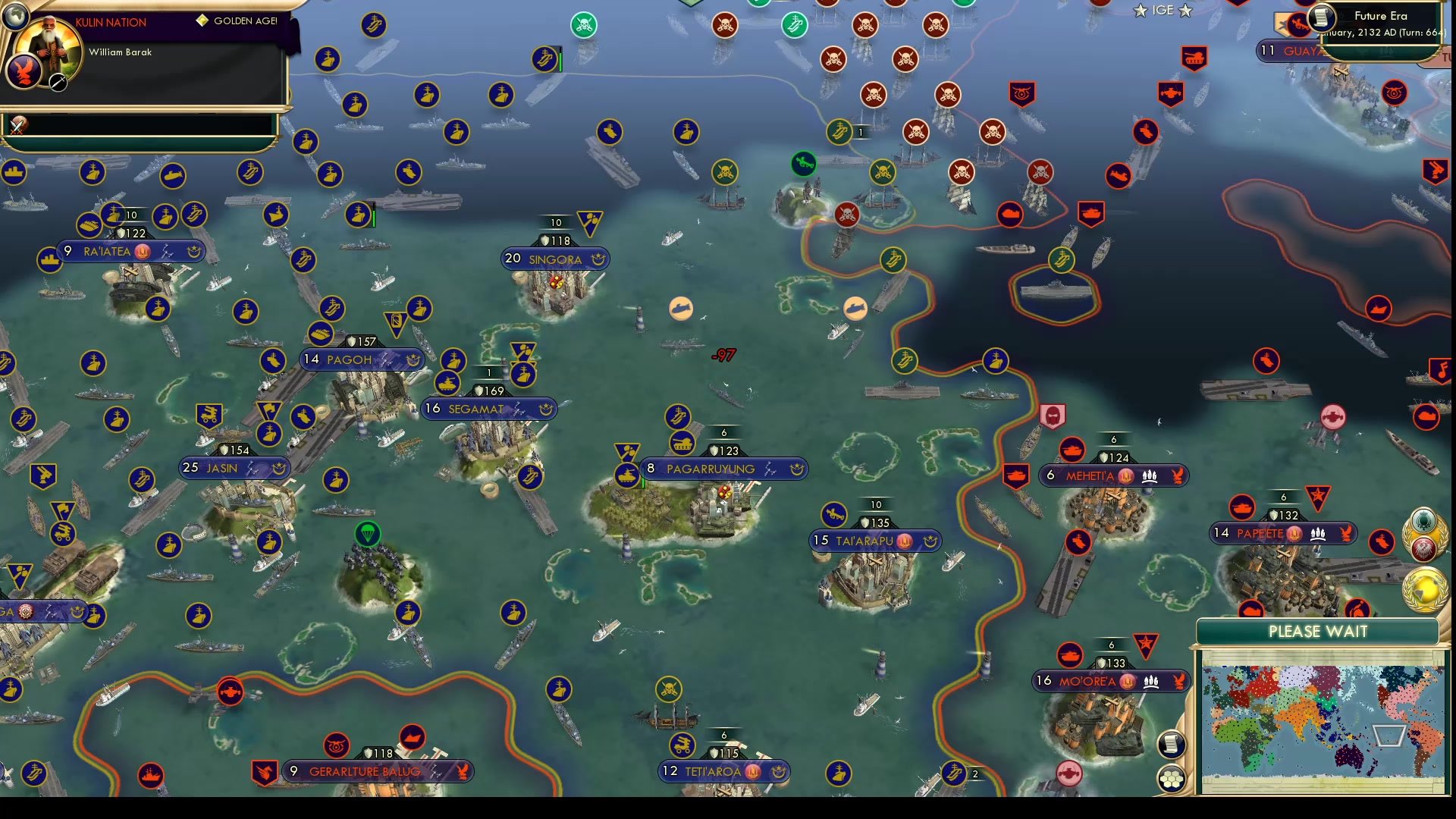 CBR In-Game Screenshot of South Pacific time