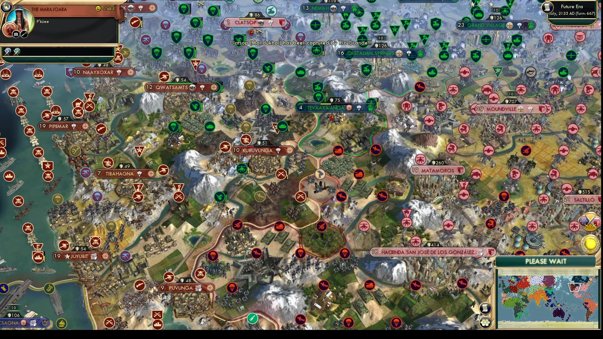 CBR In-Game Screenshot of West Coast clashes