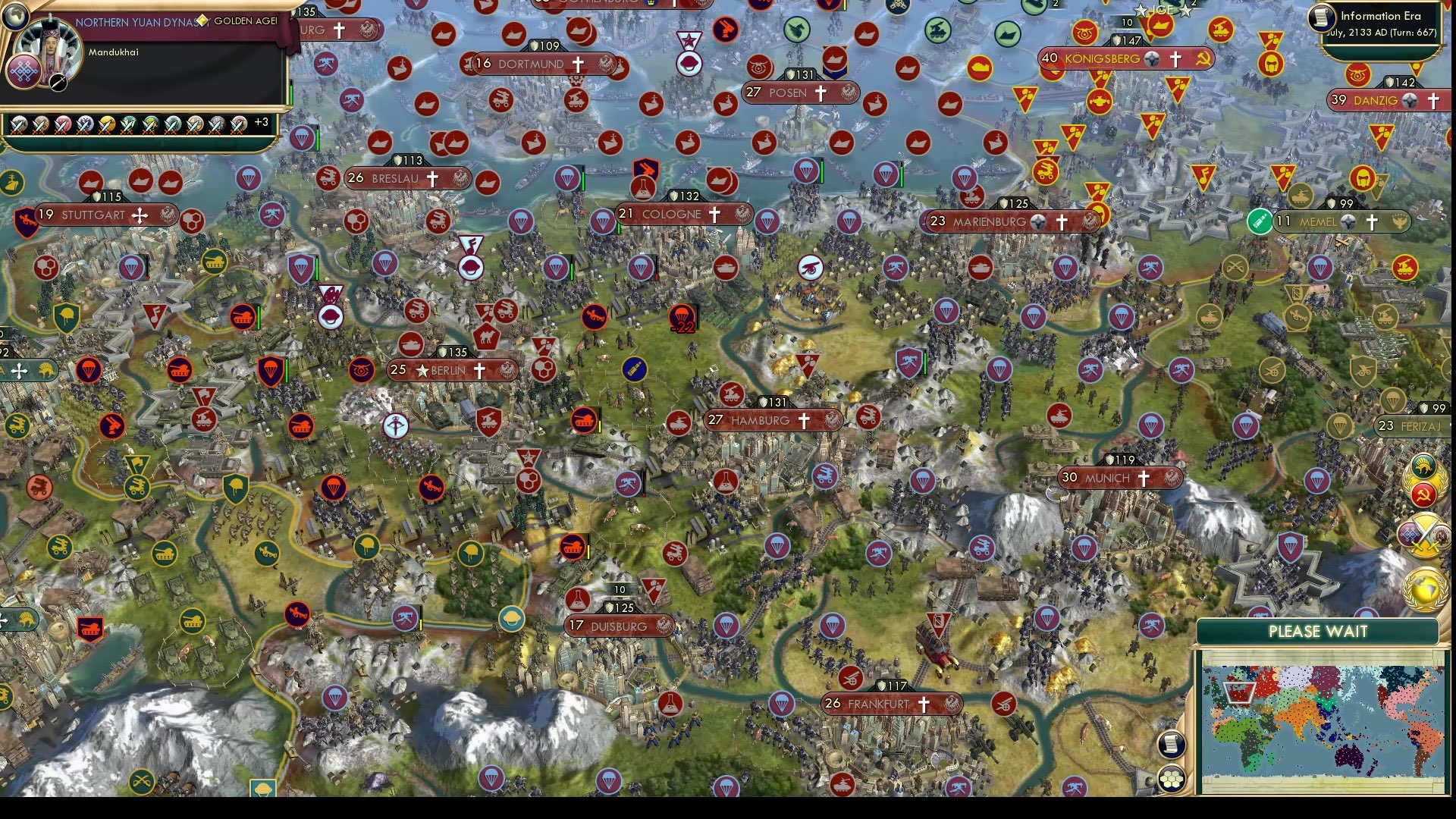 CBR In-Game Screenshot of German core