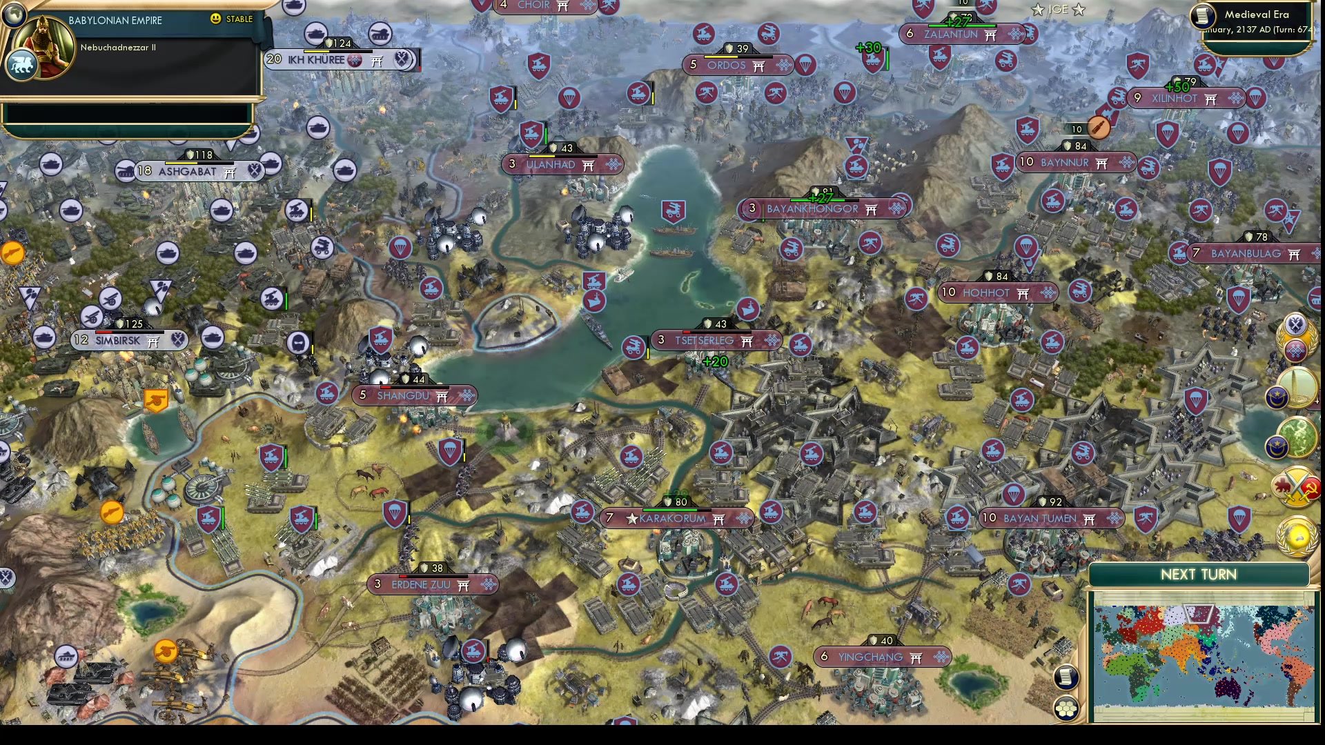 CBR In-Game Screenshot of Peace in the East