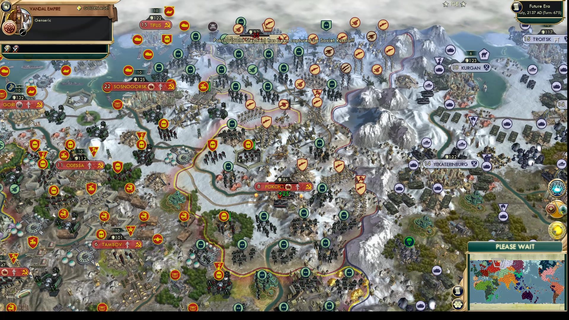 CBR In-Game Screenshot of Soviet Victory