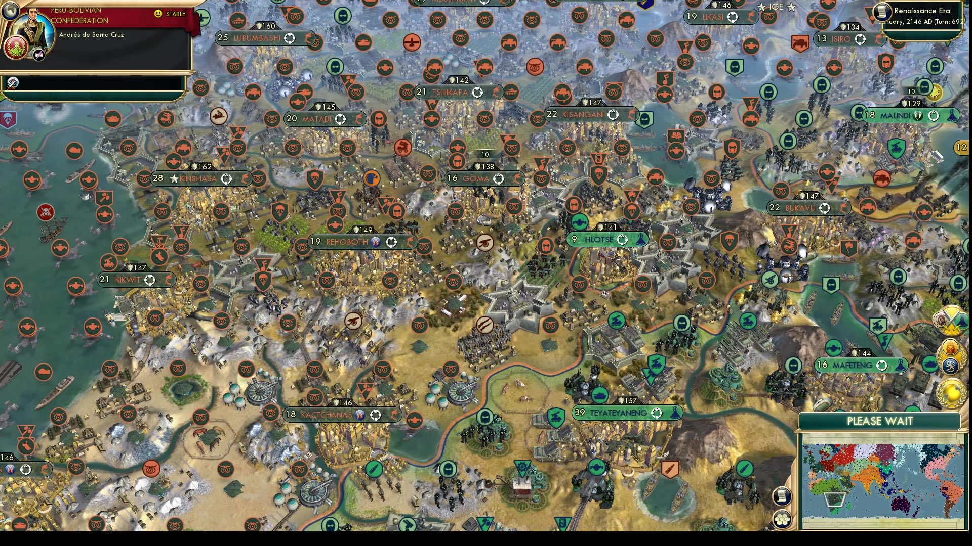 CBR In-Game Screenshot of Lesotho goes to war!