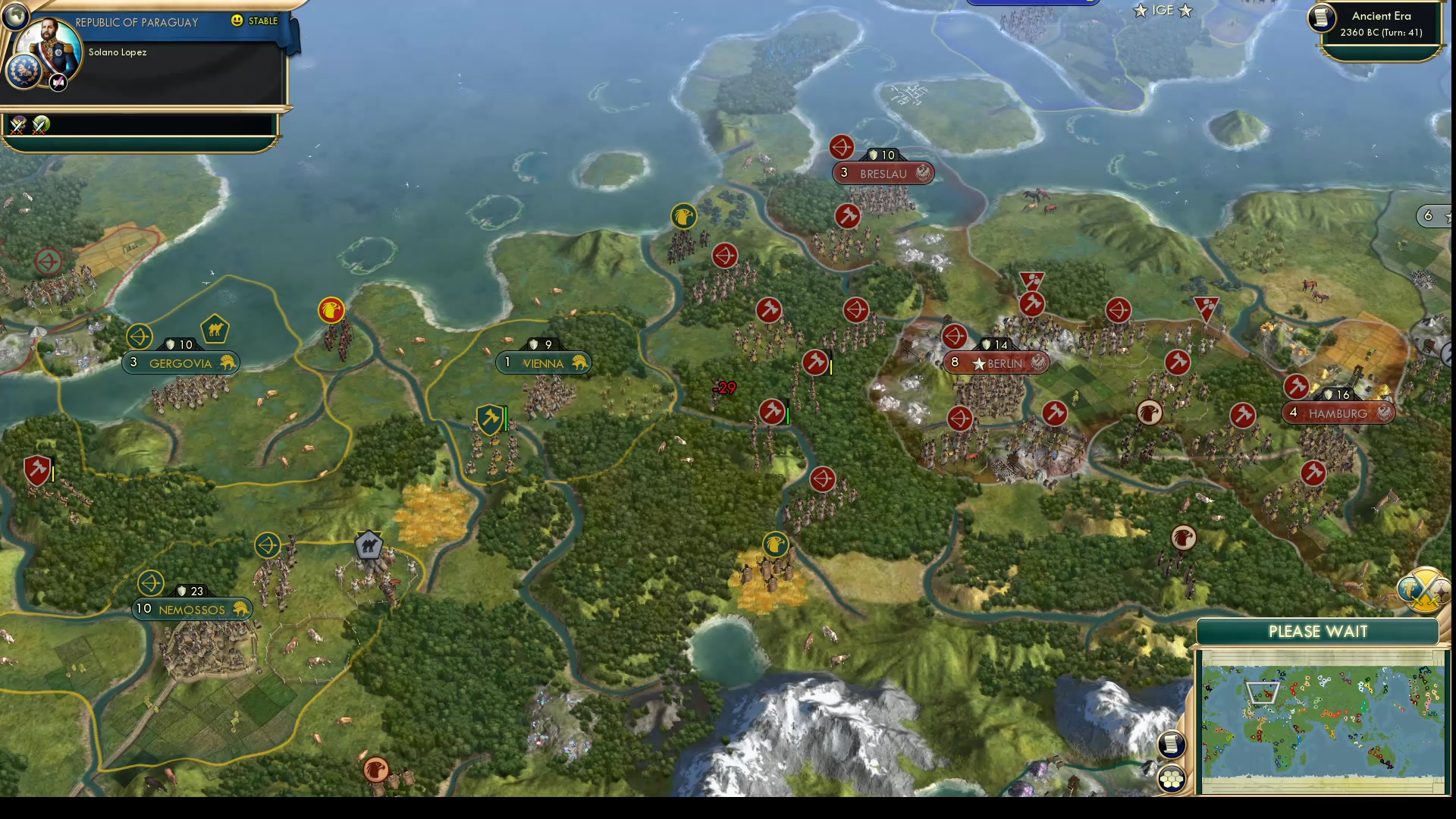 CBR In-Game Screenshot of Kaiser Bill’s Klubmen