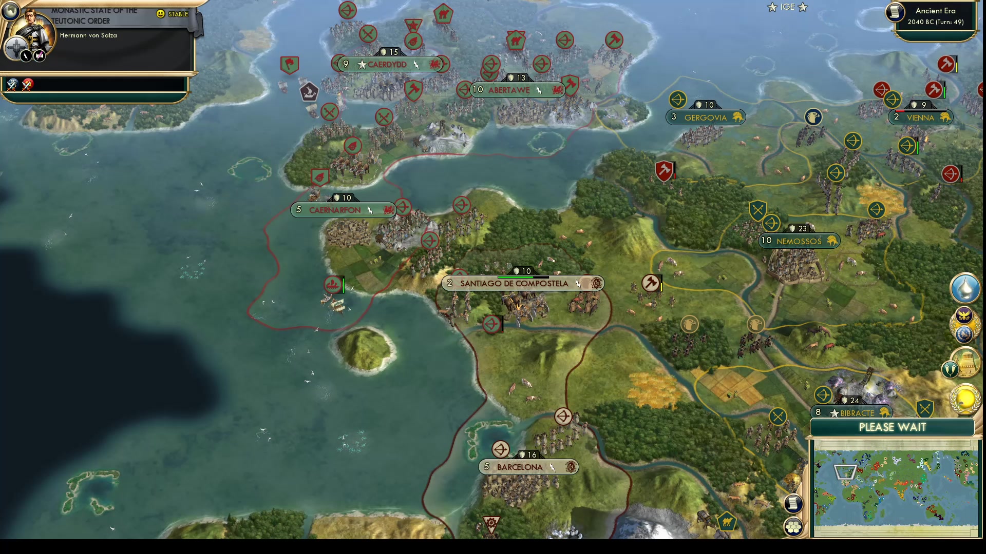 CBR In-Game Screenshot of Spanish Square