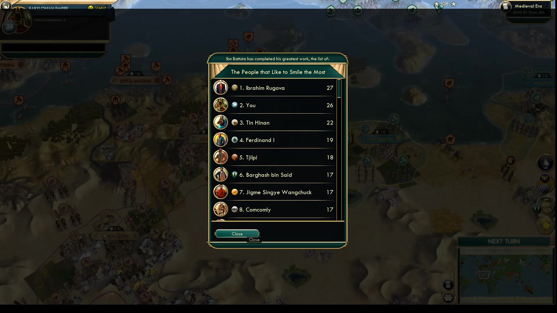 CBR In-Game Screenshot of Smile Meditation