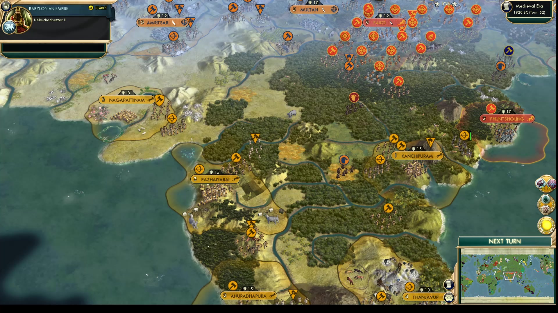 CBR In-Game Screenshot of Raja Raja’s Raj