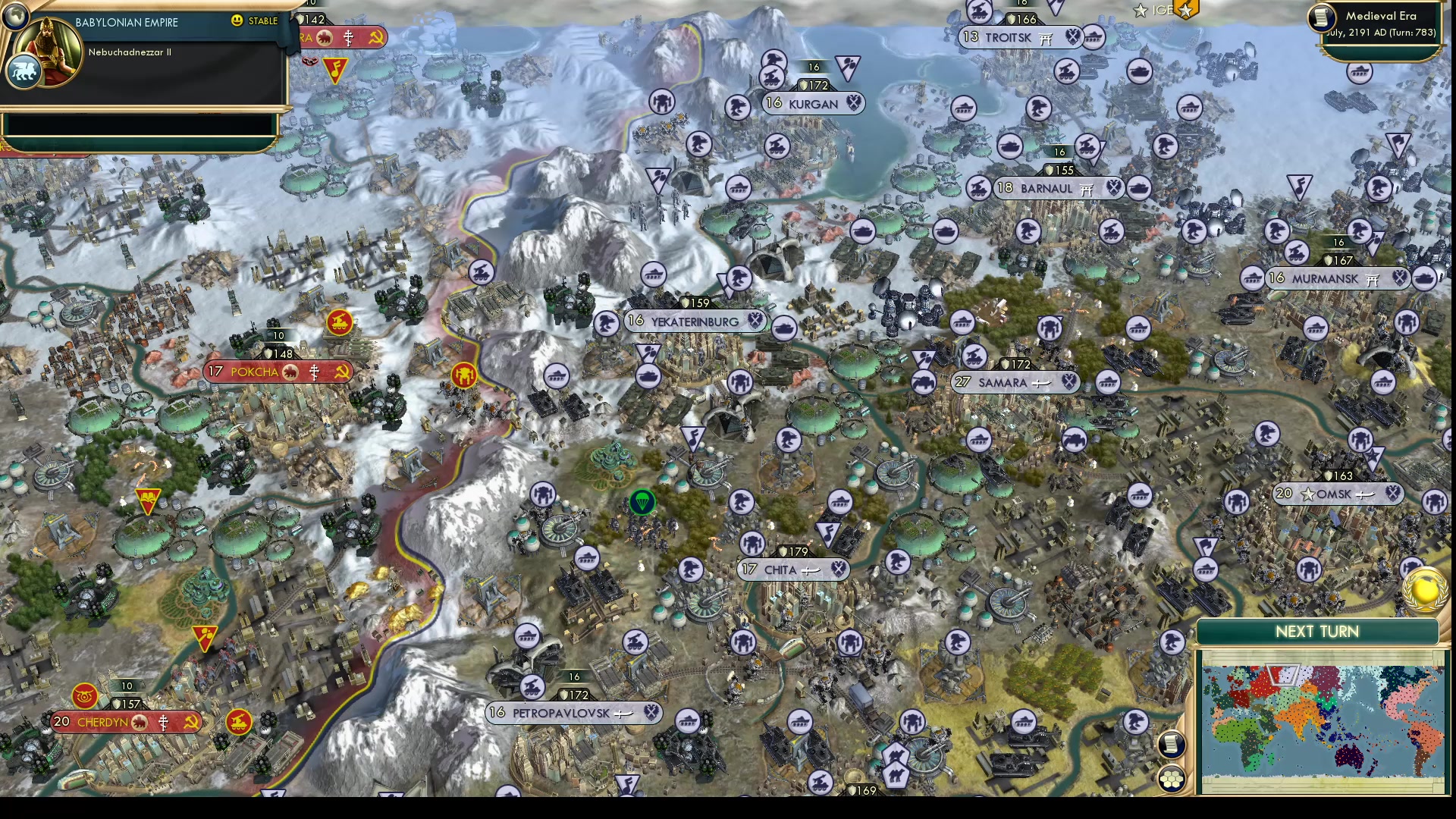 CBR In-Game Screenshot of The Uralian Wall