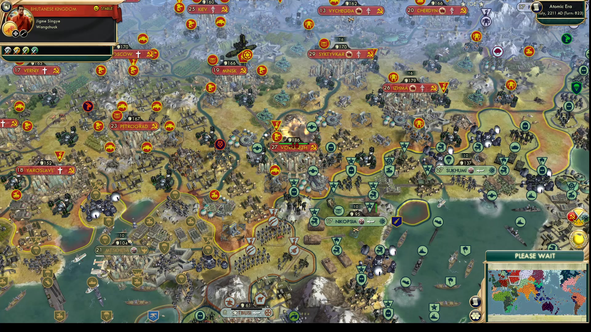 CBR In-Game Screenshot of The Rush