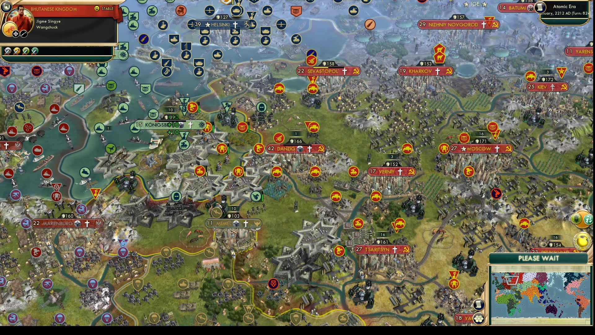 CBR In-Game Screenshot of Held Line