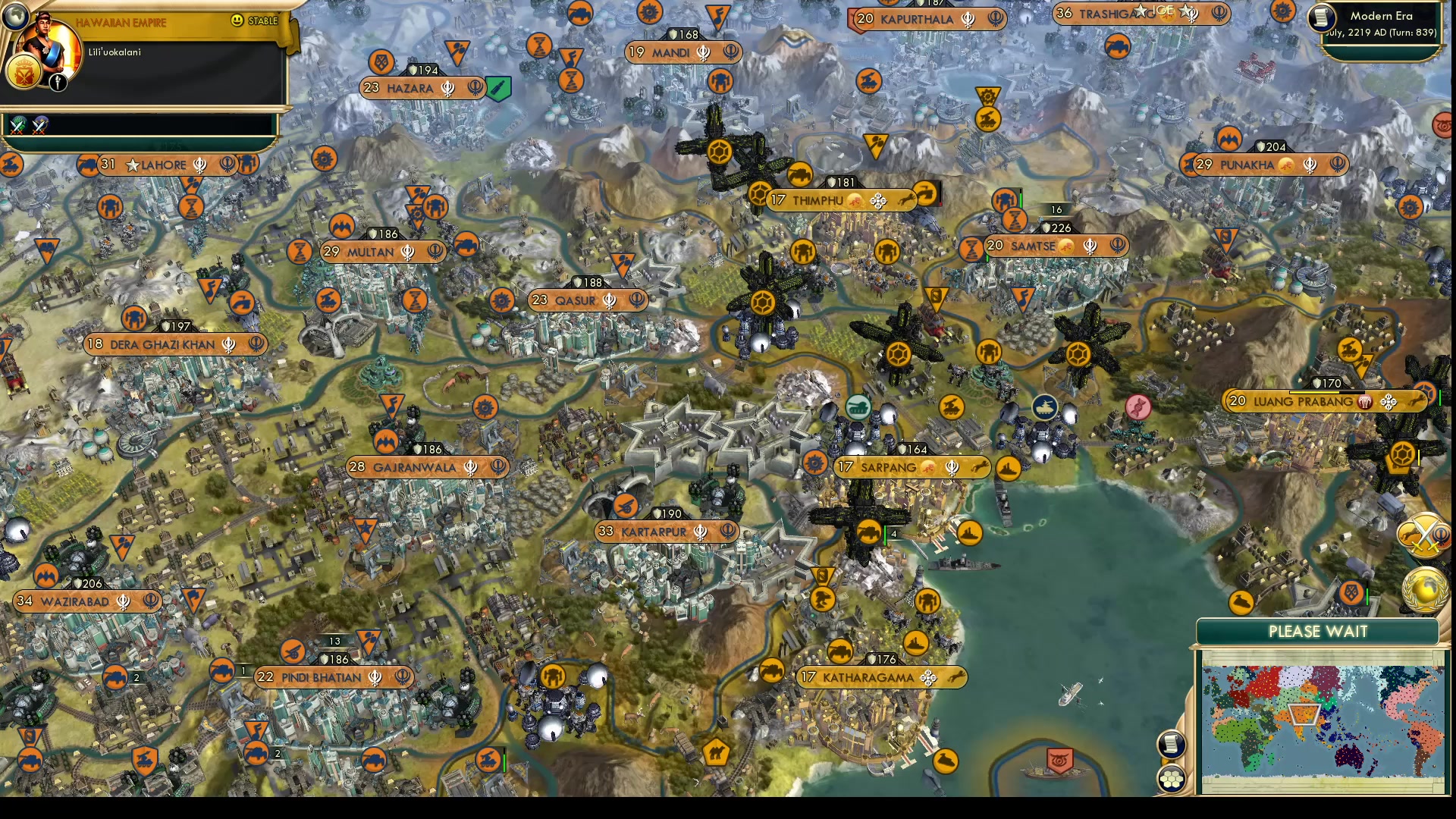 CBR In-Game Screenshot of Empty on Many Fronts