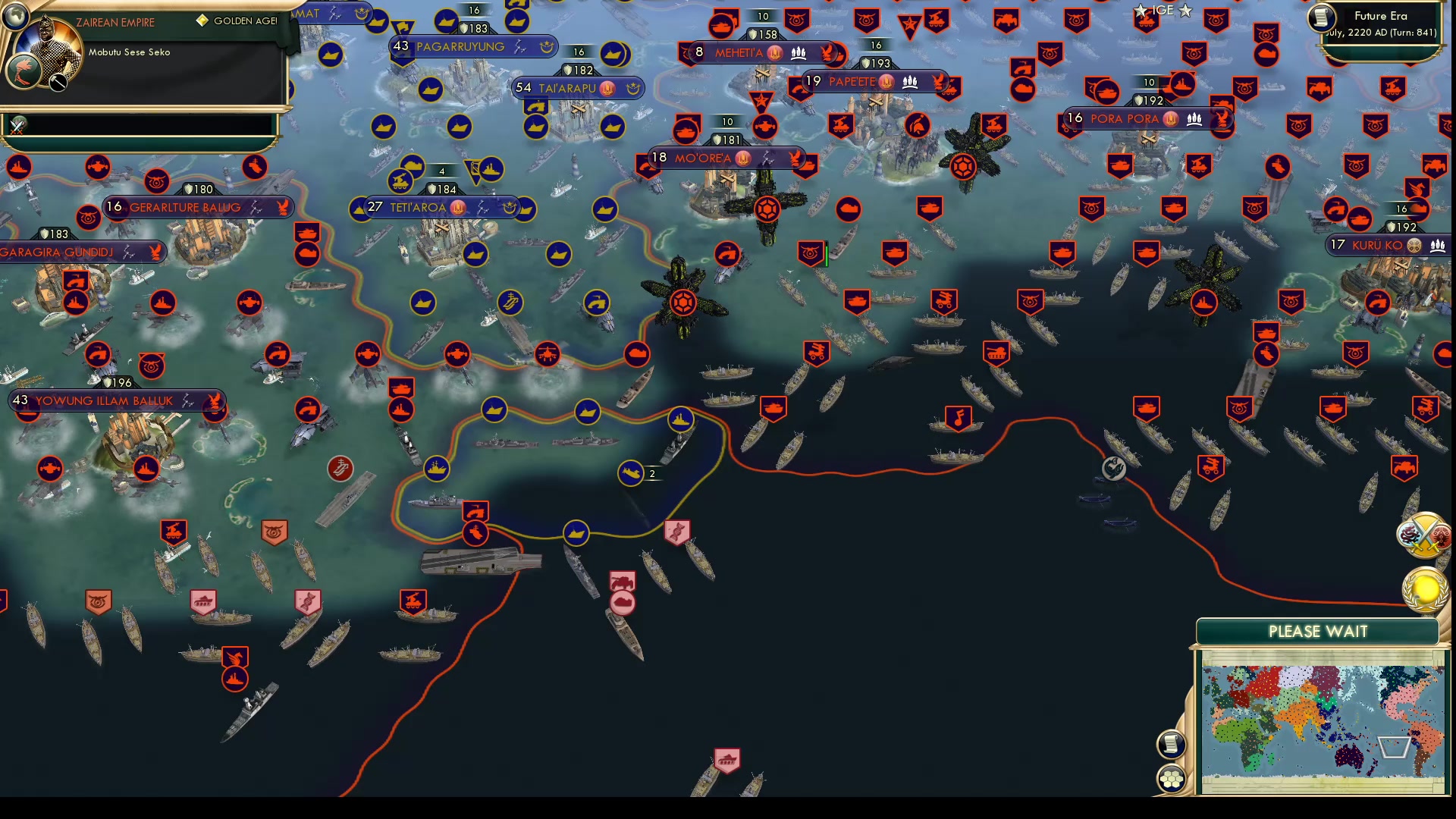 CBR In-Game Screenshot of Total Mess