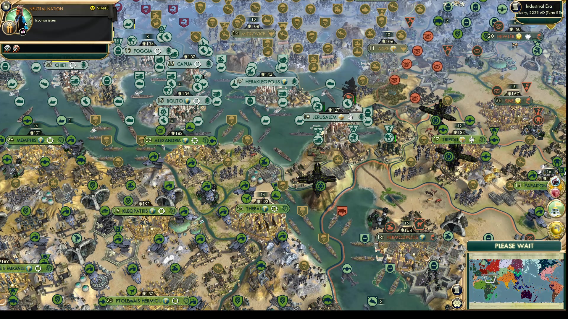 CBR In-Game Screenshot of I Wonder How Jerusalem Looks Given the Religious Makeup of the Cylinder