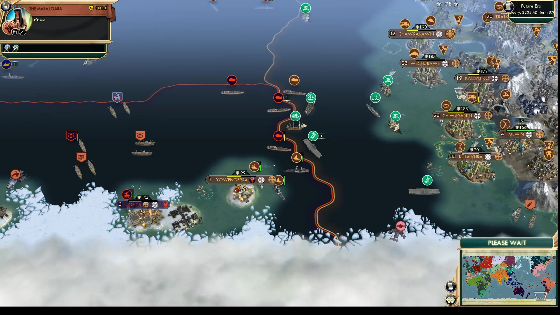 CBR In-Game Screenshot of Push Back the Hands