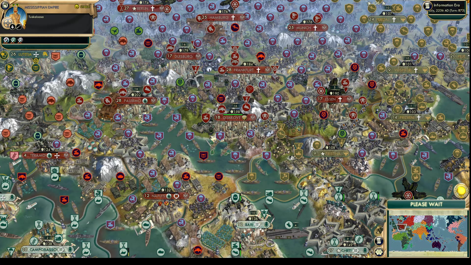 CBR In-Game Screenshot of Peace Status: Kept