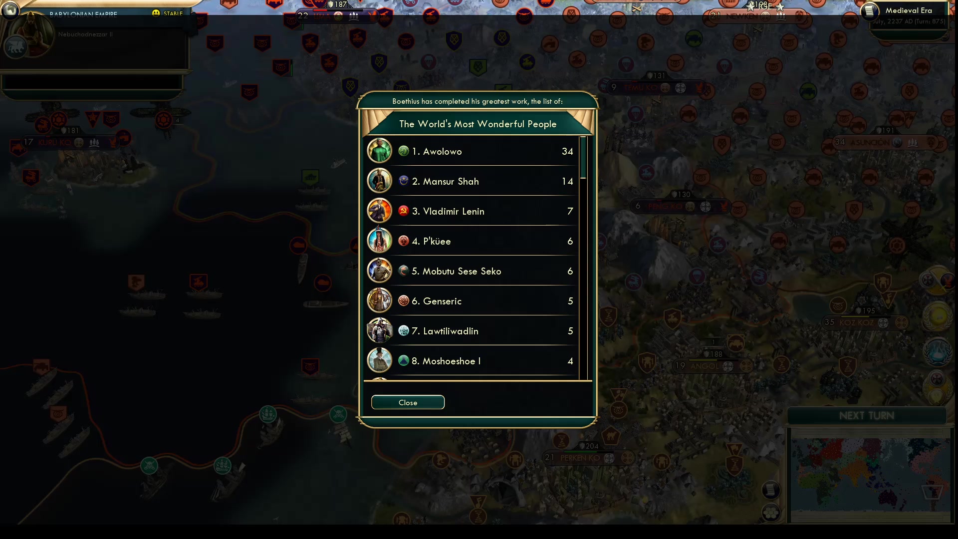 CBR In-Game Screenshot of Wonderful by Everclear